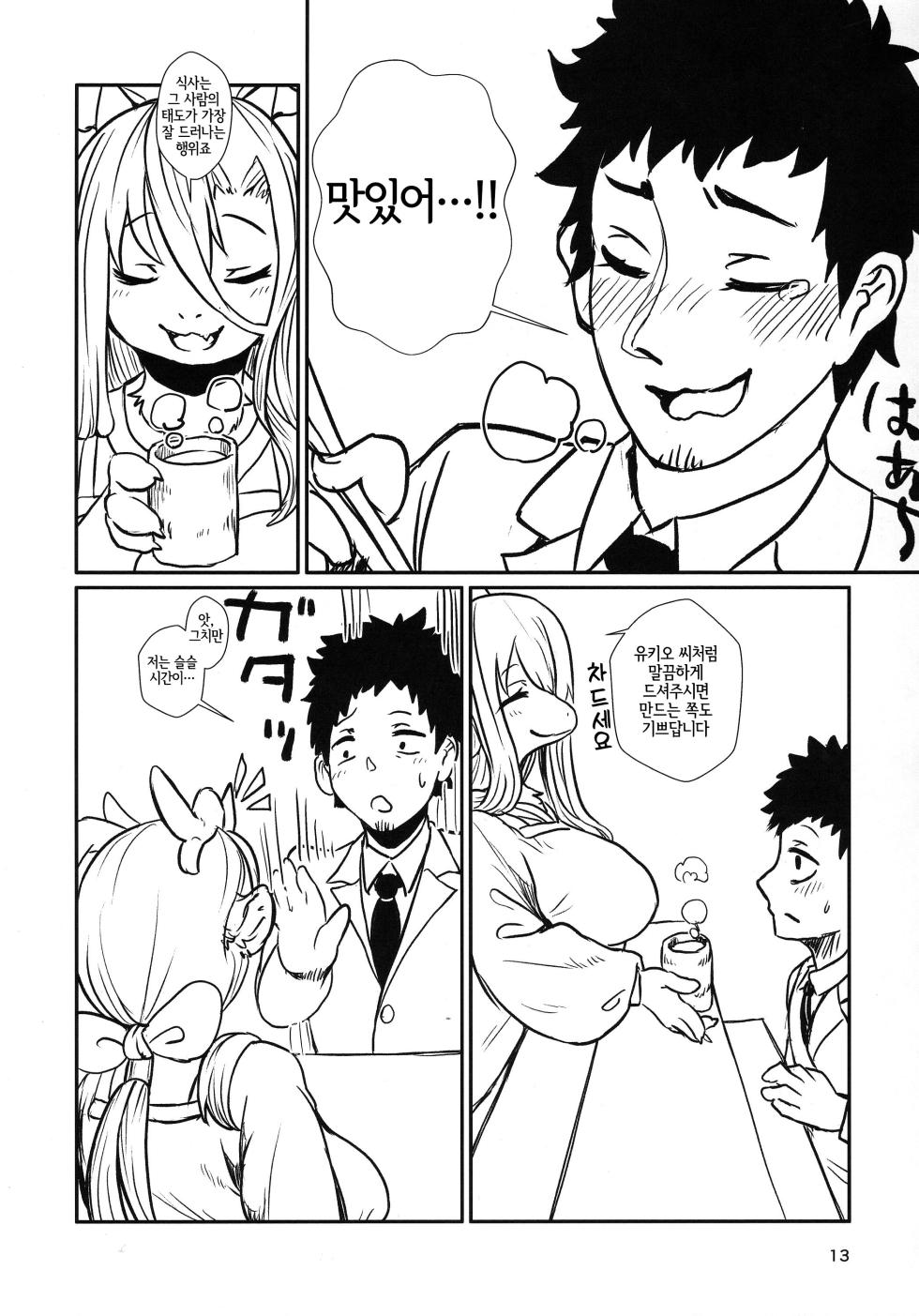 (Kemoket 15) [Hoshi Futatsu. (Yoo Oona)] Atarayoru no Gozen | 아쉬운 밤의 밥상 [Korean] [LWND] - Page 12