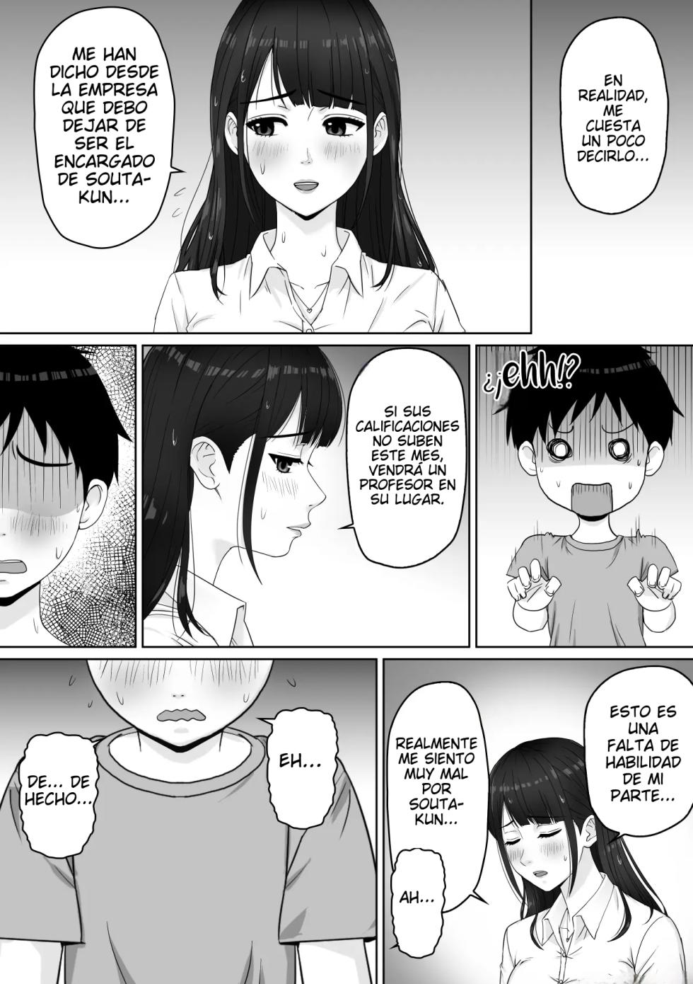 [Soyokaze Buranko] Kateikyoushi no Onee-san to Amayadori suru Koto ni Natta Hanashi | Una historia sobre cómo me refugie de la lluvia con mi tutora [Spanish] [Shining Hentai] - Page 8