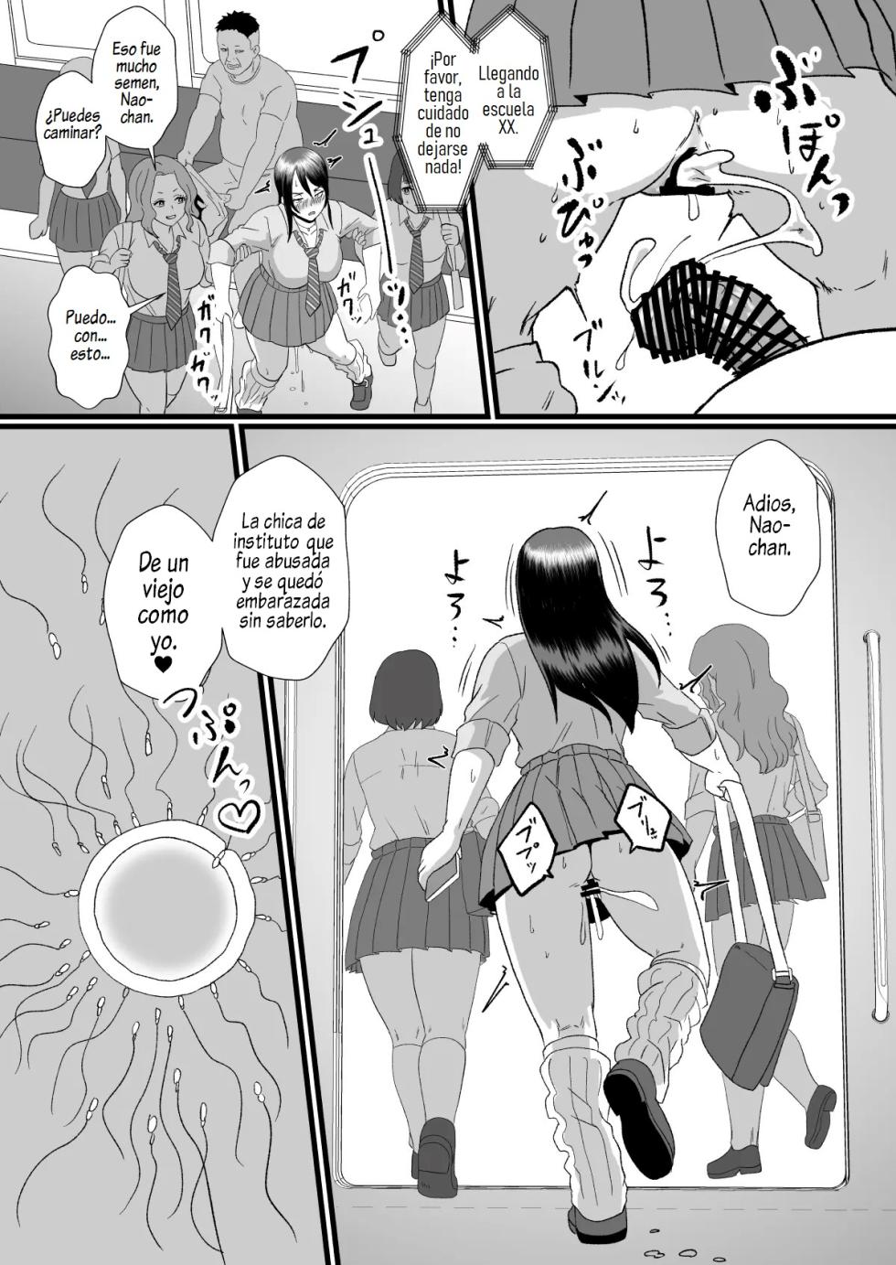 [Hotel Shikinseki (Protohotel)] Tsuugaku Densha ni Arawareta Ninshiki Kaihen Oji-san | El hombre que Alteraró la Percepción y Apareció en el Tren Escolar [Spanish] [Al chile no sé Scan] [Digital] - Page 32