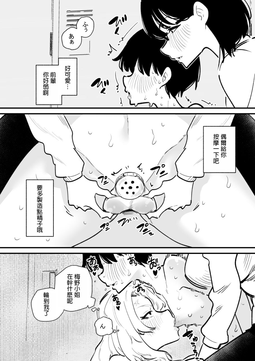 [Hachihachihachi] Kouhai Futari ni Chikubi Kaihatsu sareta Maso Senpai no Ichinichi [Chinese] [MTL] - Page 9