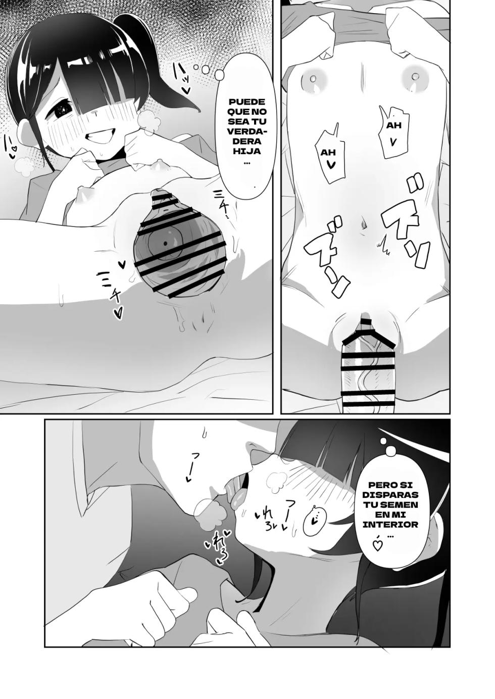 [Kibayashimori (Aruraune)] Nekura Musume no Gyaku NTR no Yarikata ~Chi no Tsunagatteinakatta Musume to Asa made Haitoku Uwaki Ecchi♥~ | La Chica Sombría Comete NTR Inverso ~Sexo Inmoral y Engañoso con Mi Hija♥~ [Spanish] [Neko-sensei] - Page 19