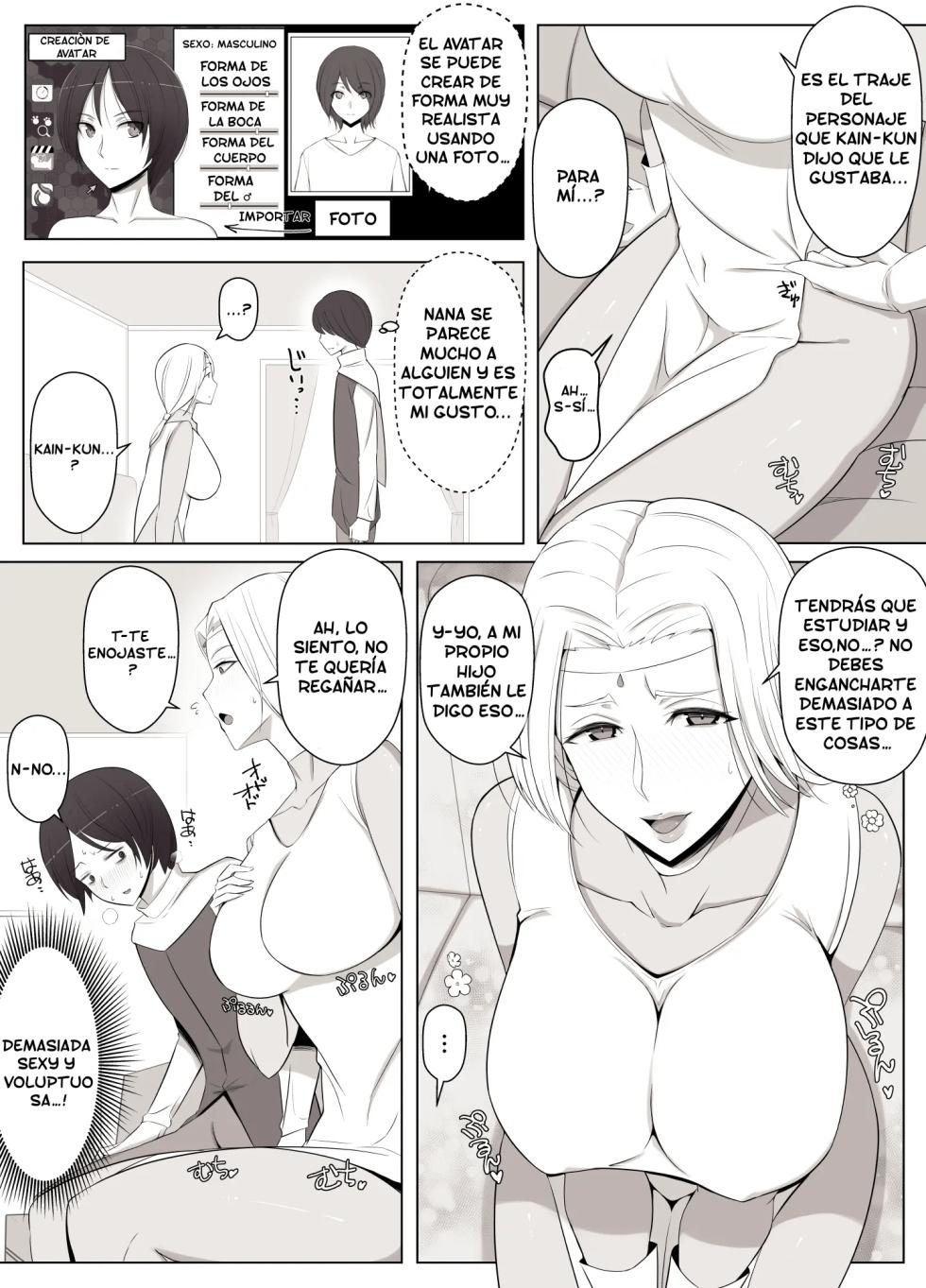 [YoshiYoshi-ya] Virtual Chat de Deatta Risou no Josei wa Boku no Mama deshita♥ | La Mujer Ideal que Conocí en el Chat Virtual...¡Era Mi Mamá!♥ =Español (>~<) = - Page 4