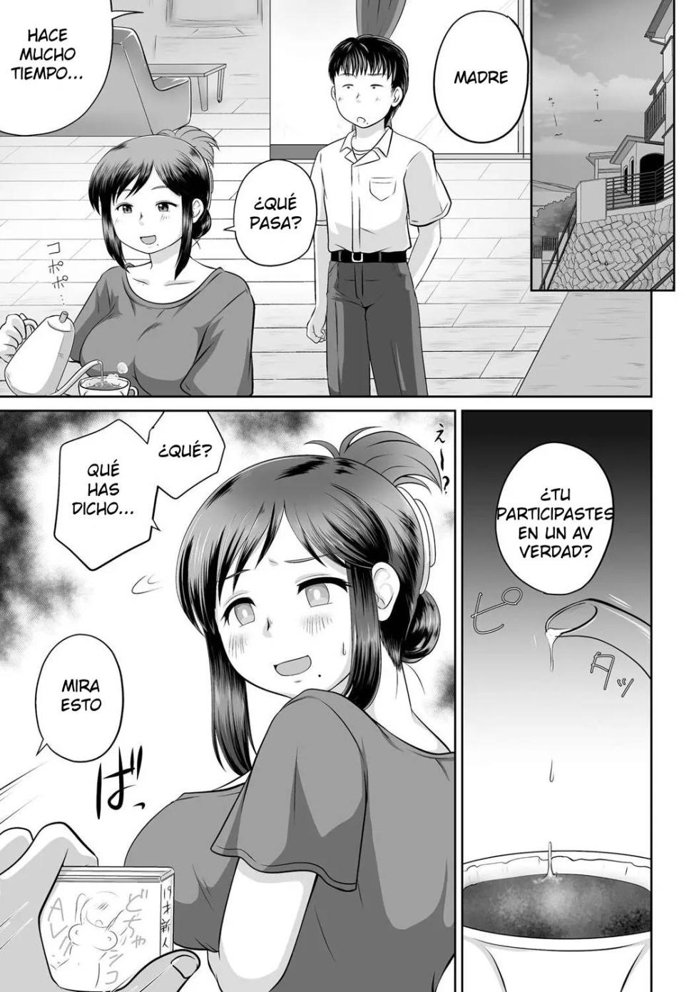 [Kanamori Yunene] Uchi no Hahaoya ga Moto AV Joyuu Datta Ken | Mi Madre Es Una Ex Actriz AV [Spanish] [Dear] - Page 9