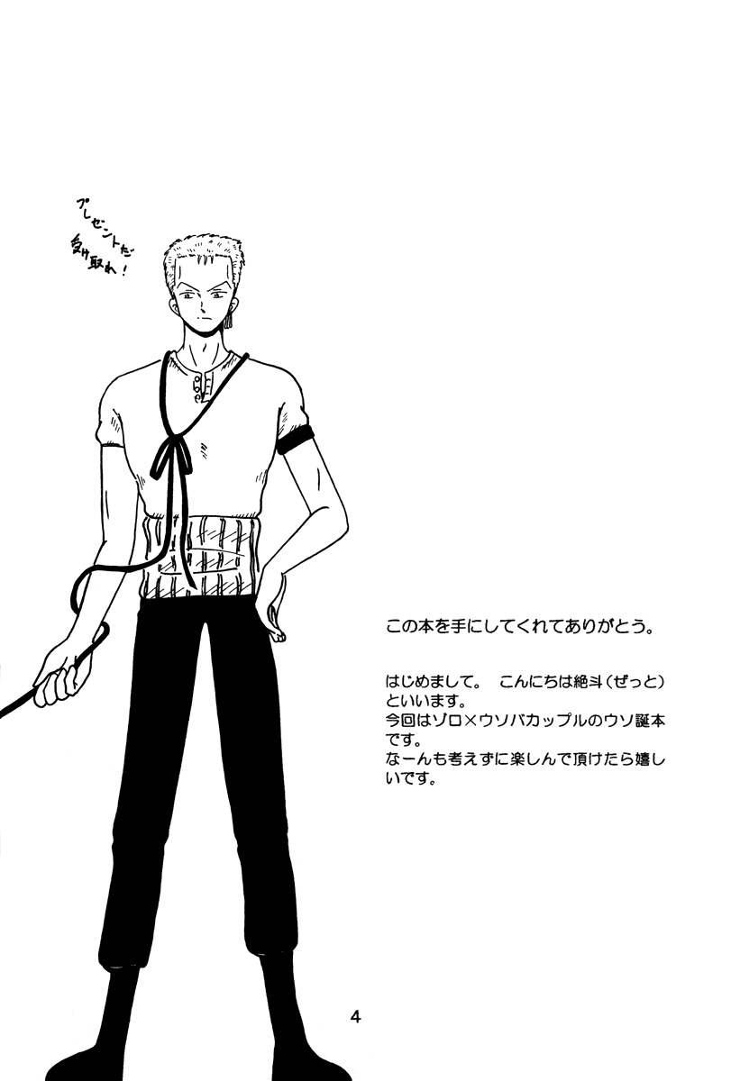 [Zakkaya] Gift in return (One Piece) - Page 3