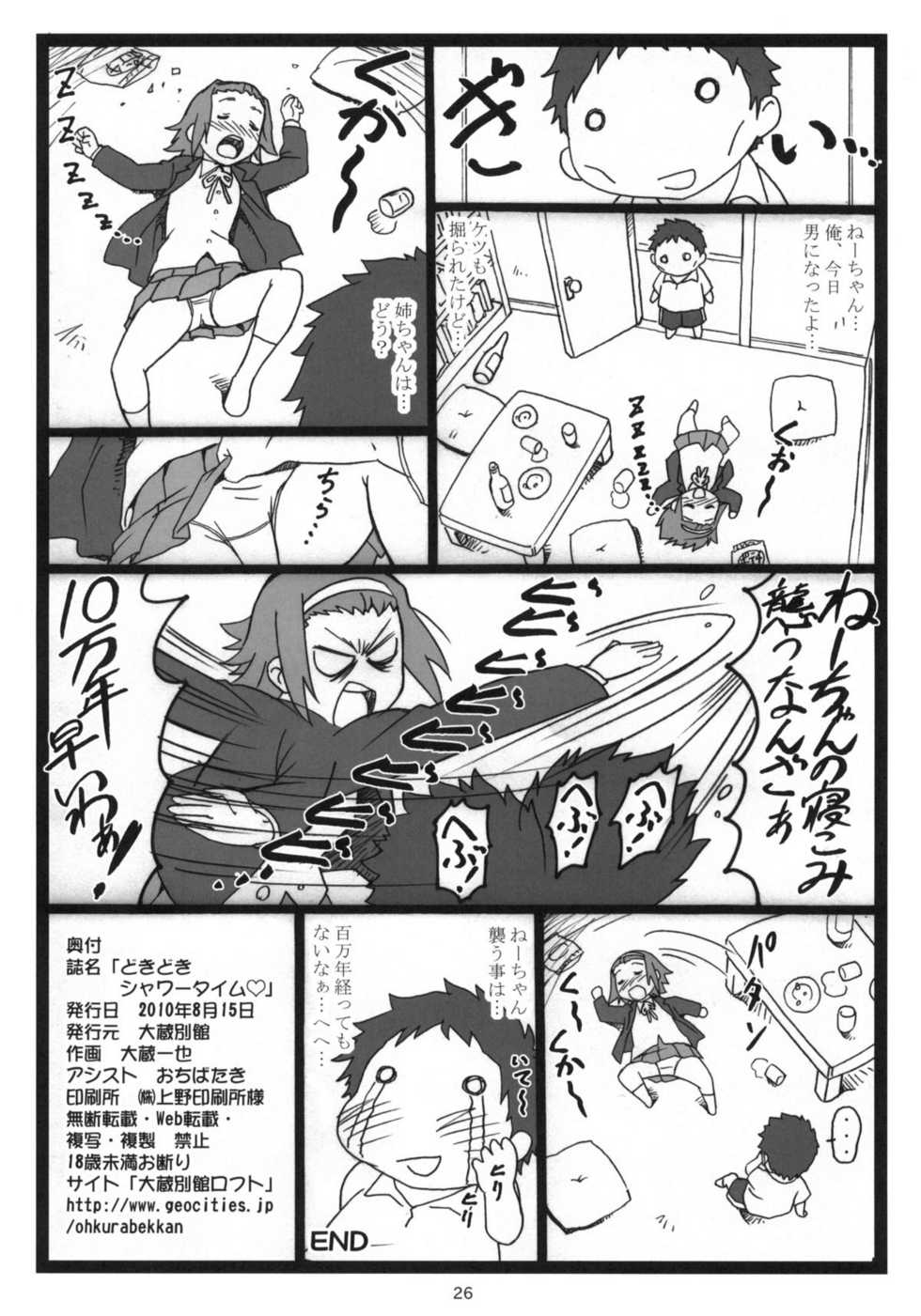 (C78) [Ohkura Bekkan (Ohkura Kazuya)] Dokidoki Shower Time (K-ON!) - Page 25