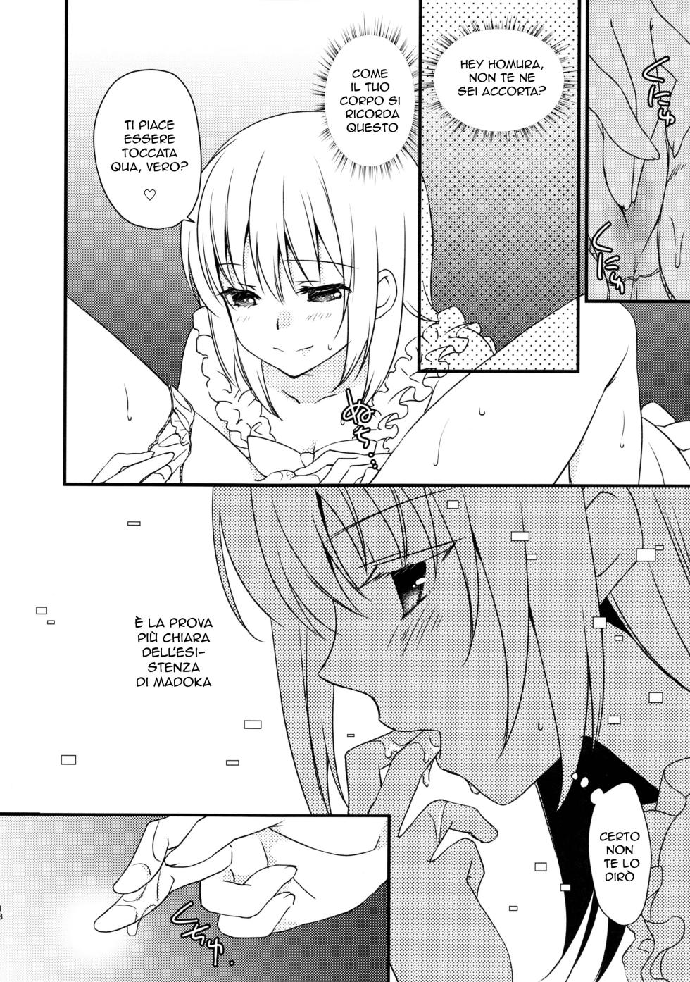 (C90) [Fukuya (Tama II)] Majuu Madoka wa Kyuusai Suru. | Amnesia a Letto (Puella Magi Madoka Magica) [Italian] - Page 18