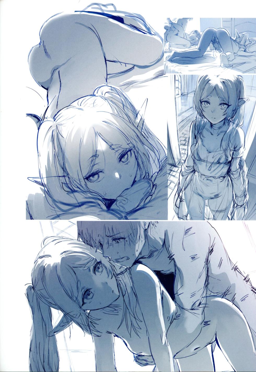(COMIC1☆25) [Kuwaiya (hews)] forbidden GRIMOIRE - wonderful characters of frieren in a lascivious imagination (Sousou no Frieren) - Page 40