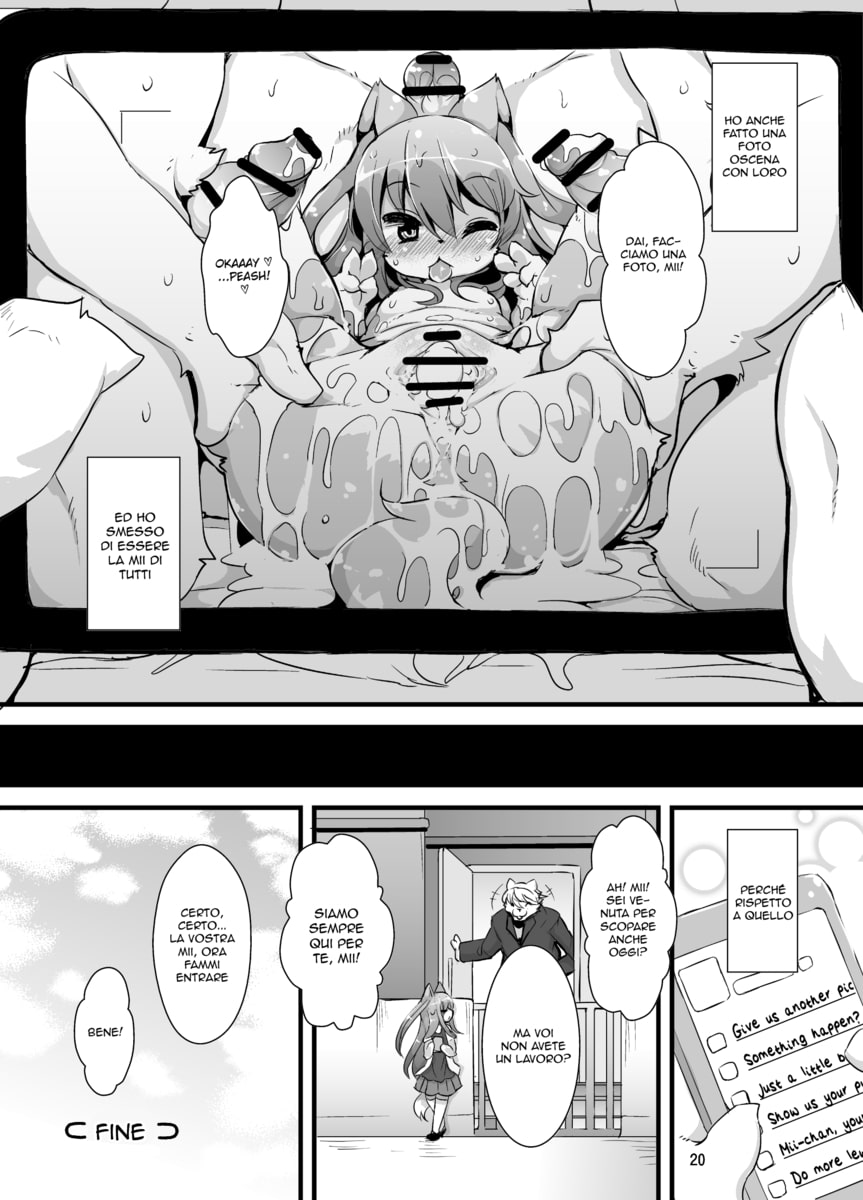 (C89) [Nyankone (ro)] Bokurano@Mii-chan | Selfie da Animali [Italian] - Page 20