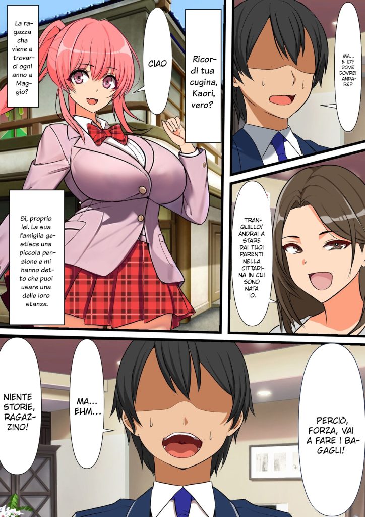 [Furitendou] Mob Danshi no Ore ga 100-nin Haramaseru made Deru Koto no Dekinai Kozukuri Shima ni Hikkoshita Kekka | L' Isola delle Ninfomani [Italian] - Page 3