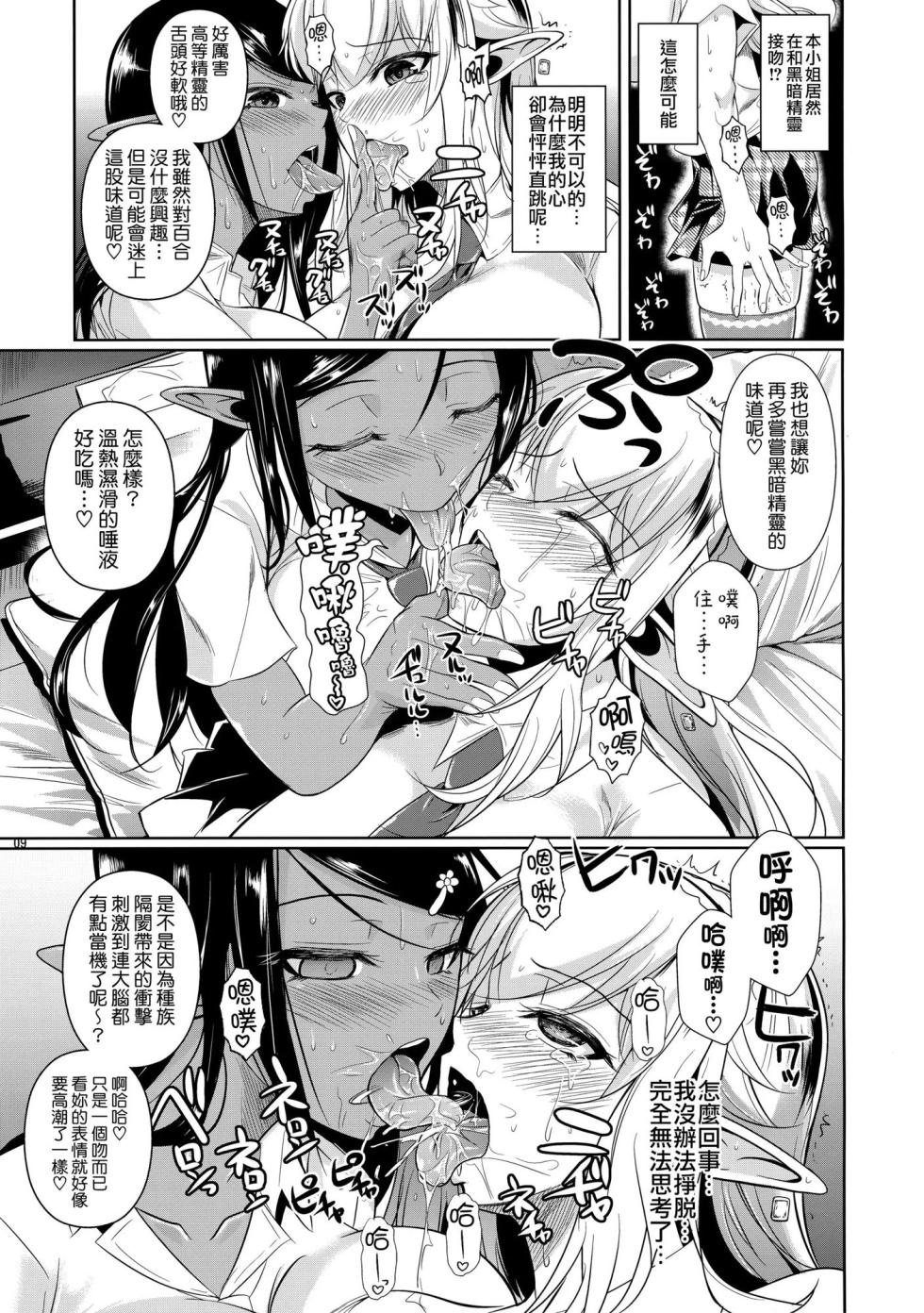 [Shoot The Moon (Fuetakishi)] High Elf x High School Shiro x Kuro [Chinese] [無毒漢化组] [Decensored] - Page 11
