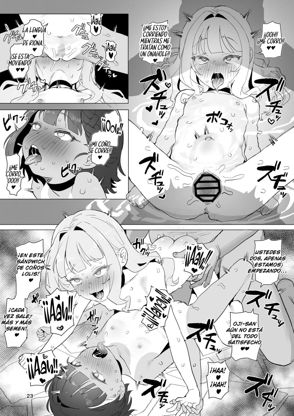 [Inmou Choregi Salad (Inchore)] Toaru Inaka no Hitou nite | En Las Aguas Termales Ocultas De Cierto Pueblo Rural [Spanish] [ElKrei] [Digital] - Page 23