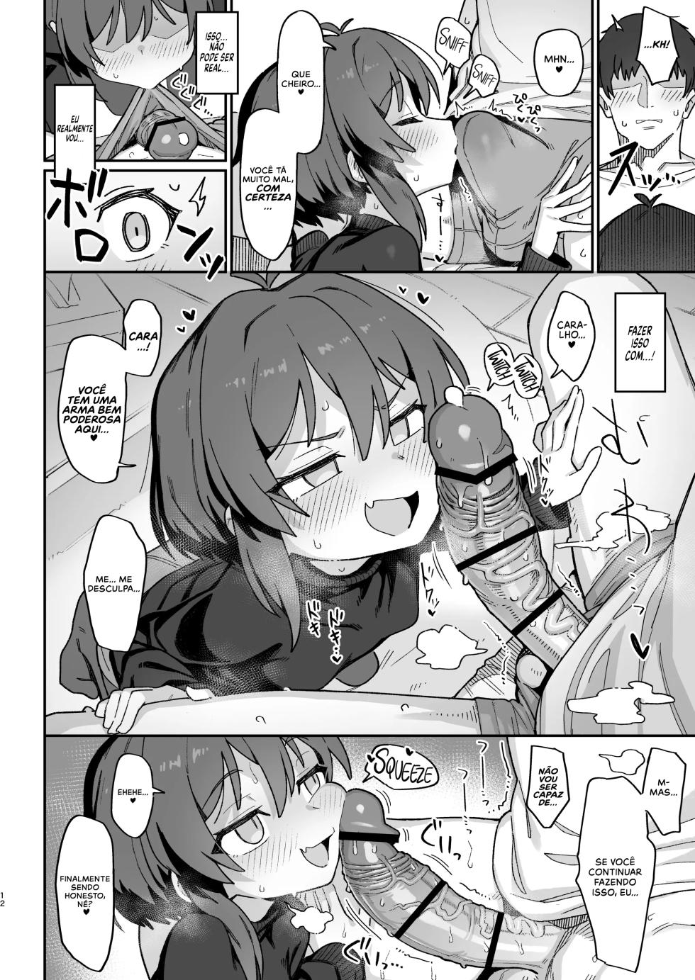 [Dagashiya (Wagashi)] Onozuka-senpai wa Warui Hito | Onozuka-senpai É Uma Garota Muito Má [Portuguese-BR] [Digital] - Page 11