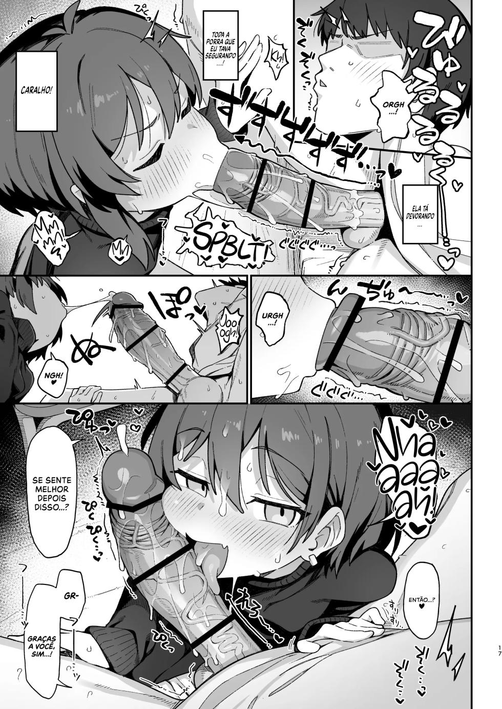 [Dagashiya (Wagashi)] Onozuka-senpai wa Warui Hito | Onozuka-senpai É Uma Garota Muito Má [Portuguese-BR] [Digital] - Page 16