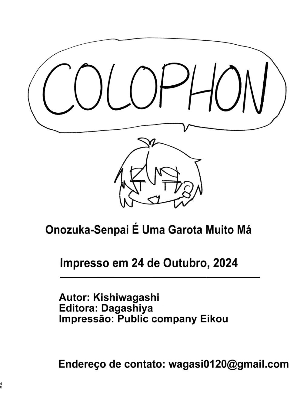 [Dagashiya (Wagashi)] Onozuka-senpai wa Warui Hito | Onozuka-senpai É Uma Garota Muito Má [Portuguese-BR] [Digital] - Page 39