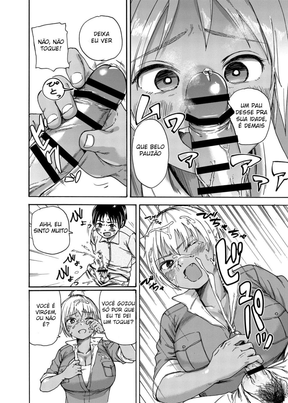 [Ishikarian] Tsunagi Gal ga Seisai Fudeoroshi | A Gyaru de Macacão e a Punição da Perda da Virgindade [Portuguese-BR] - Page 7