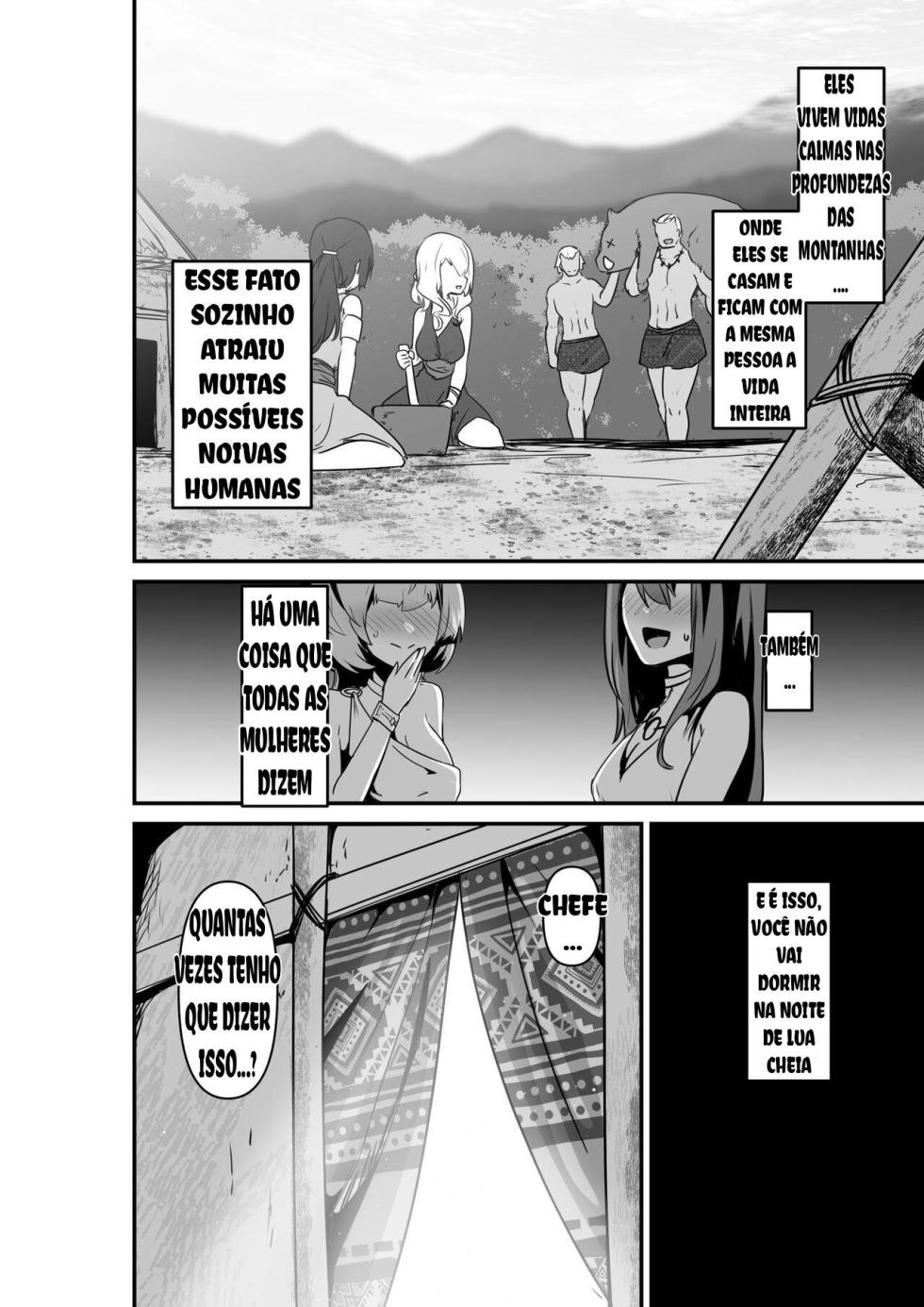 [HASHIOKI (Otemoto)] Elf to Ogre ga Love Love Ecchi Suru Ohanashi [Portuguese-BR] - Page 4