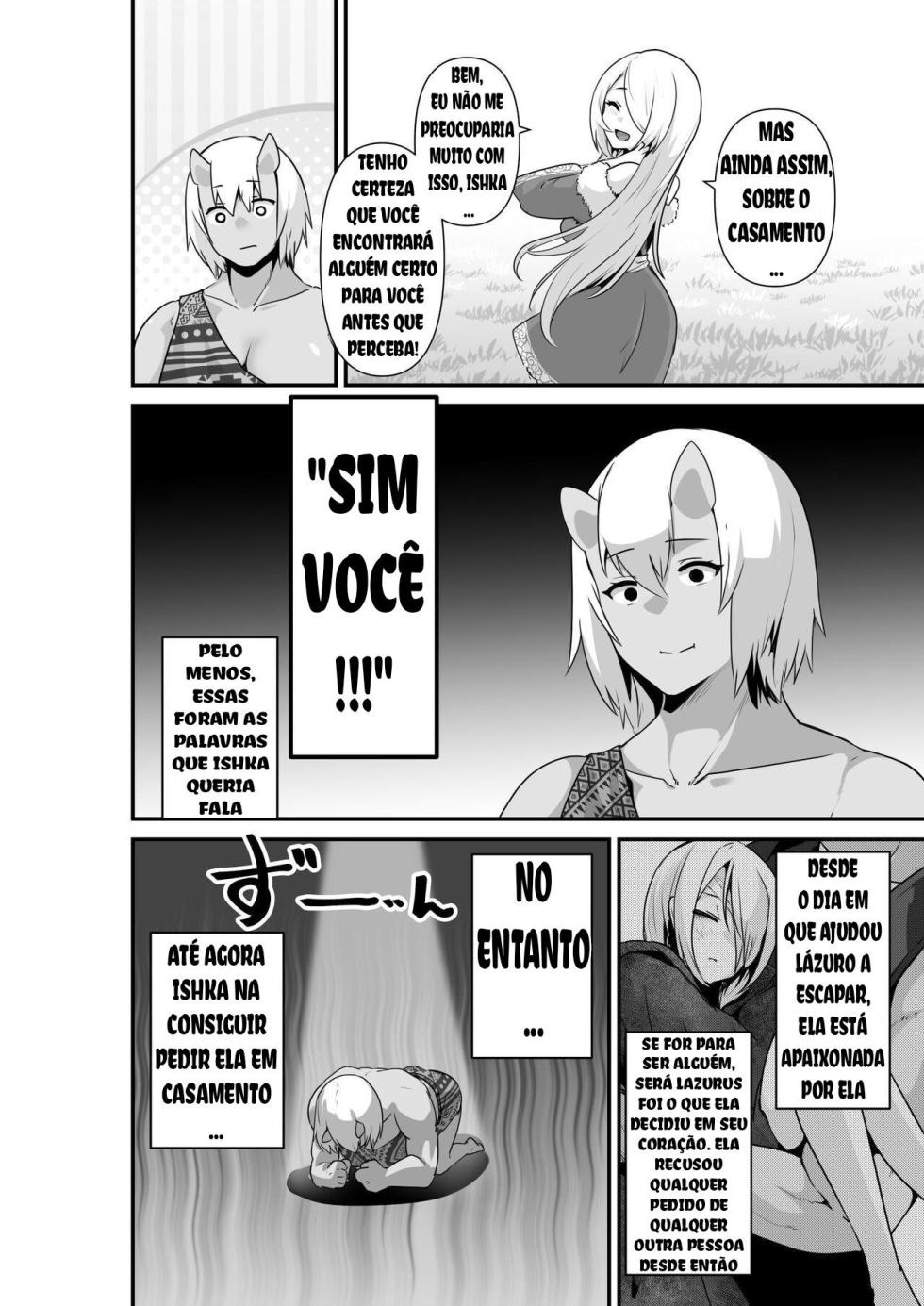 [HASHIOKI (Otemoto)] Elf to Ogre ga Love Love Ecchi Suru Ohanashi [Portuguese-BR] - Page 8