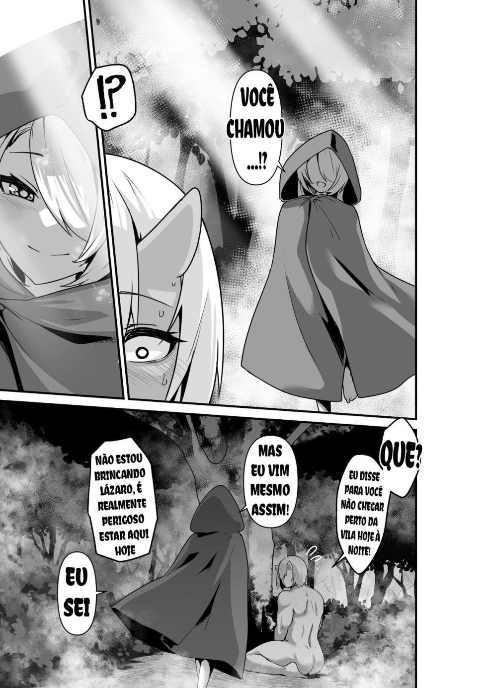[HASHIOKI (Otemoto)] Elf to Ogre ga Love Love Ecchi Suru Ohanashi [Portuguese-BR] - Page 13