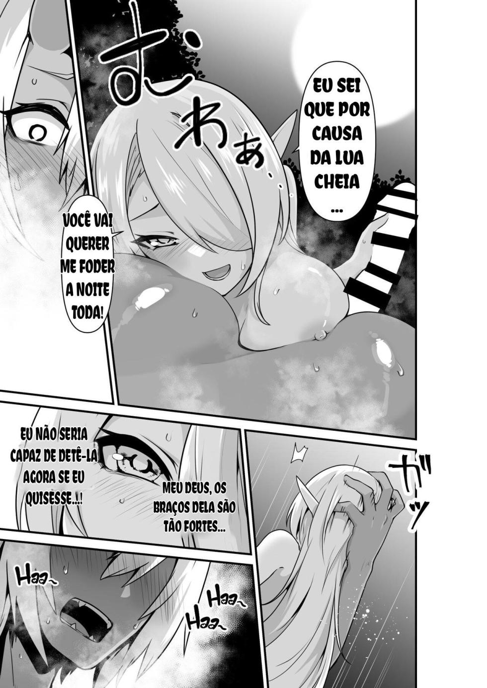 [HASHIOKI (Otemoto)] Elf to Ogre ga Love Love Ecchi Suru Ohanashi [Portuguese-BR] - Page 17