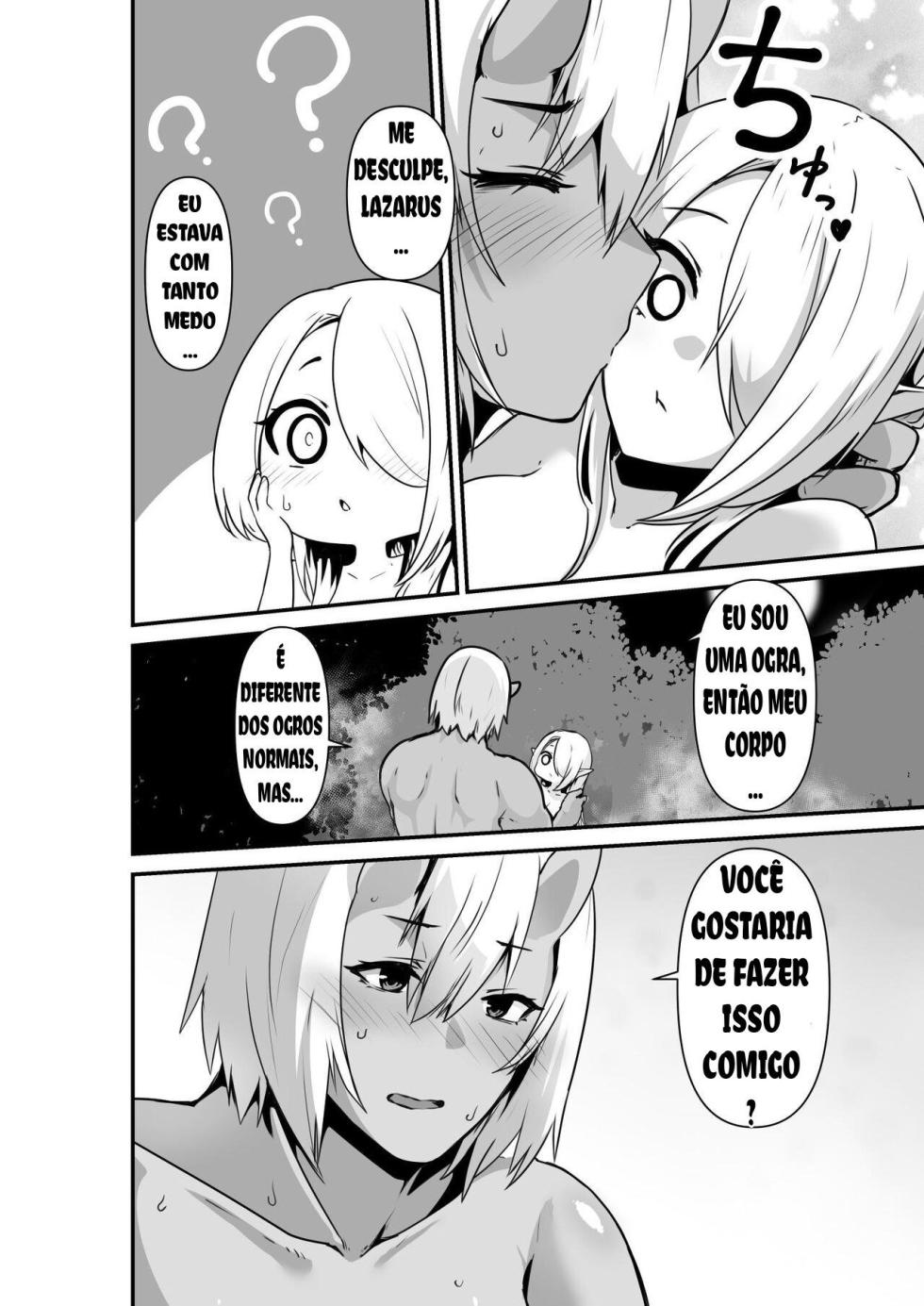 [HASHIOKI (Otemoto)] Elf to Ogre ga Love Love Ecchi Suru Ohanashi [Portuguese-BR] - Page 18