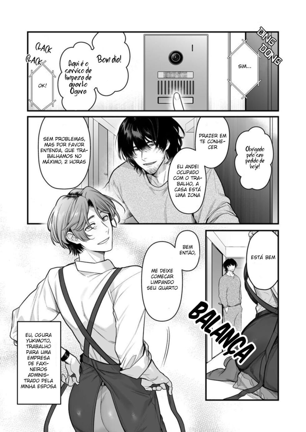 [Teniya Yoshiwaki] Tsukushite, Tsukarete, Ai ni Naku (Zenpen) [Portuguese-BR] - Page 2