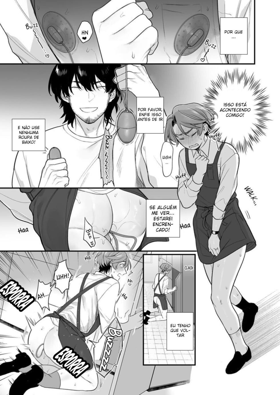 [Teniya Yoshiwaki] Tsukushite, Tsukarete, Ai ni Naku (Zenpen) [Portuguese-BR] - Page 20