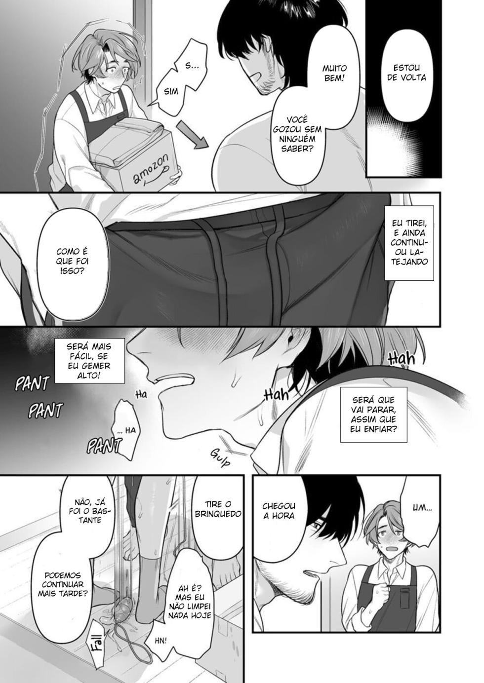 [Teniya Yoshiwaki] Tsukushite, Tsukarete, Ai ni Naku (Zenpen) [Portuguese-BR] - Page 24