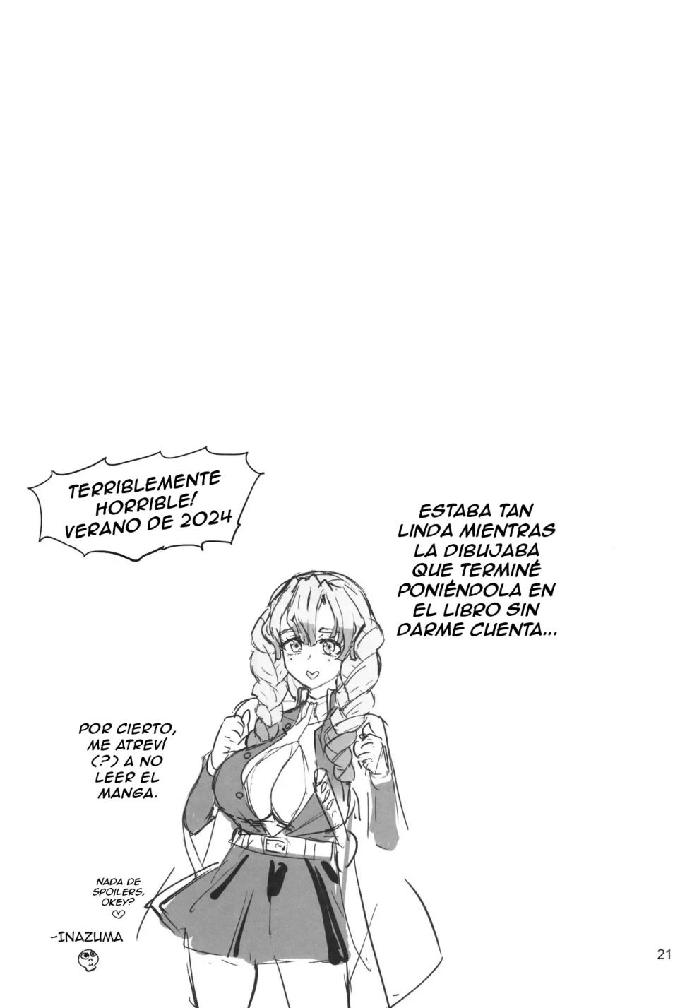 (C104) [Digital Accel Works (INAZUMA)] Kibutsuji Muzan o Taosu Tame | Por el Bien de Derrotar a Kibutsuji Muzan (Kimetsu no Yaiba) [Spanish] [Bastspanish] - Page 20