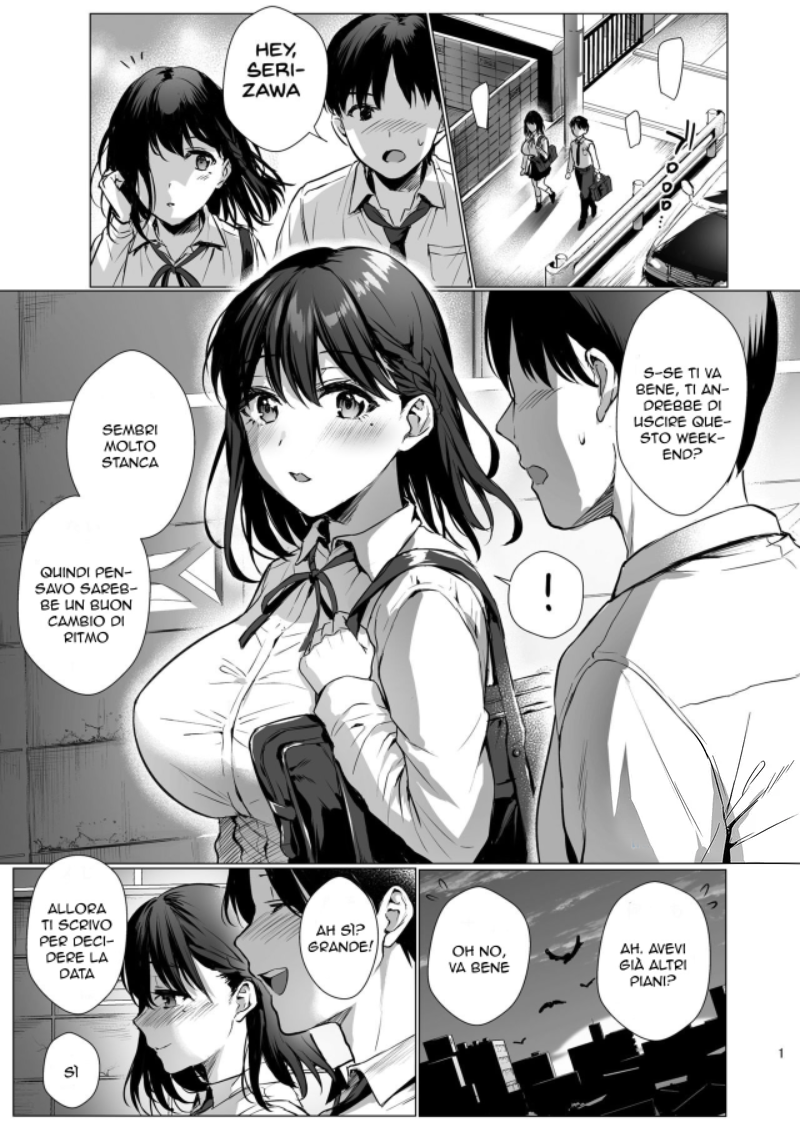 [AMAM (Ame Arare)] Toshoshitsu no Kanojo 3 ~Seiso na Kimi ga Ochiru made~ | Il Bidello mi ha Convinta 3  [Italian] [Digital] - Page 3