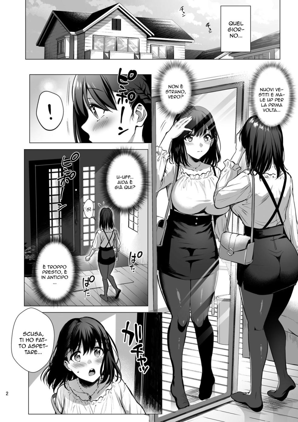 [AMAM (Ame Arare)] Toshoshitsu no Kanojo 3 ~Seiso na Kimi ga Ochiru made~ | Il Bidello mi ha Convinta 3  [Italian] [Digital] - Page 4