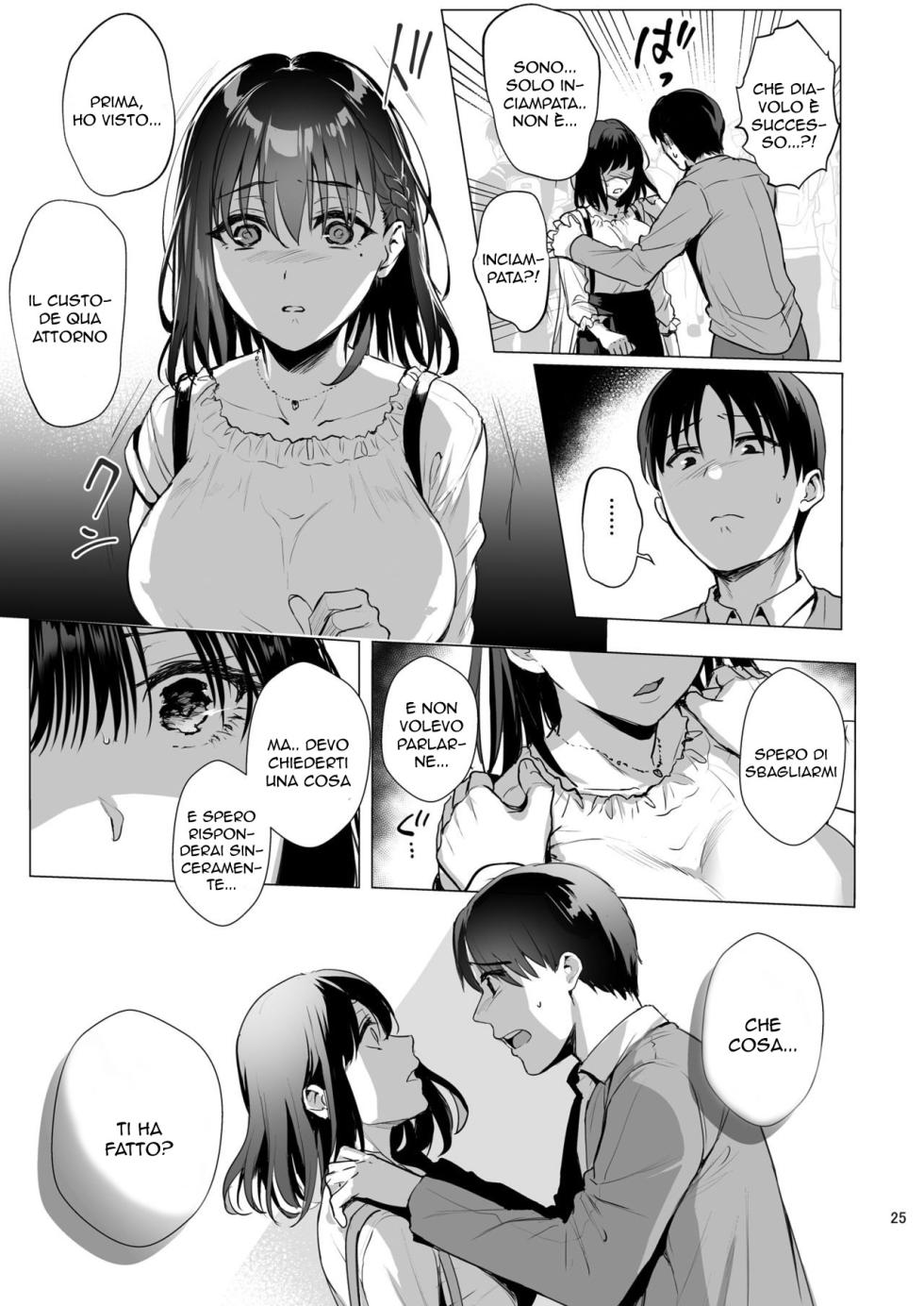 [AMAM (Ame Arare)] Toshoshitsu no Kanojo 3 ~Seiso na Kimi ga Ochiru made~ | Il Bidello mi ha Convinta 3  [Italian] [Digital] - Page 27