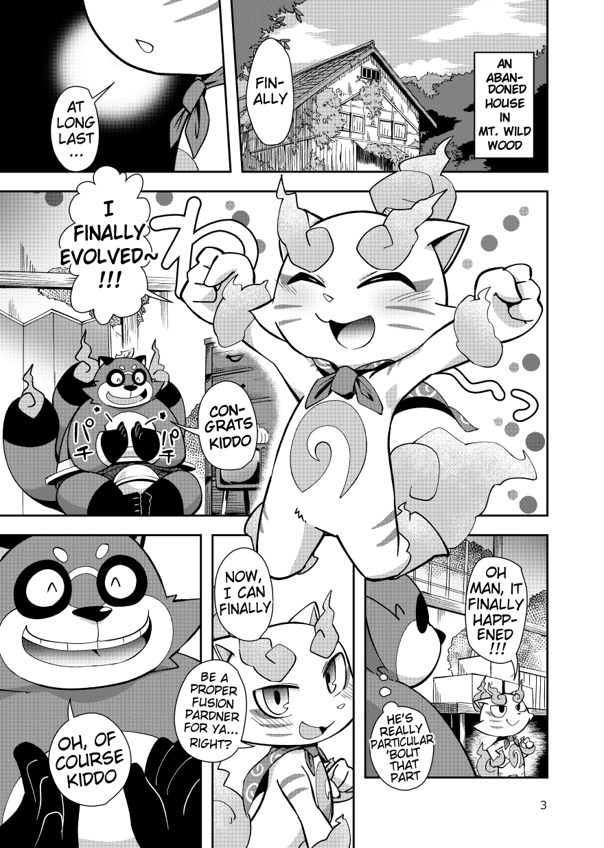 [Harugoya (Harusuke)] ChagaKoma Biyori | Teastroyer and Komane's Perfect Day (Youkai Watch) [English] [A-Z Translations] [Digital] - Page 2
