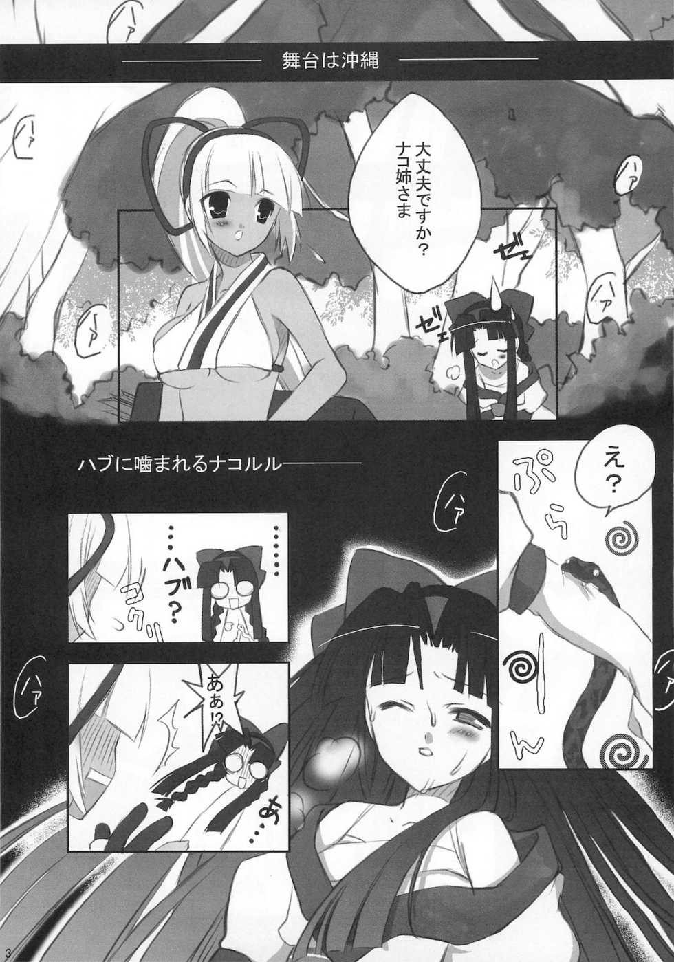 (C65) [Yumeno-Gotosi, SCRAMBLE EGG (G Munyo, Piko)] Samu Zero (Samurai Spirits) - Page 3