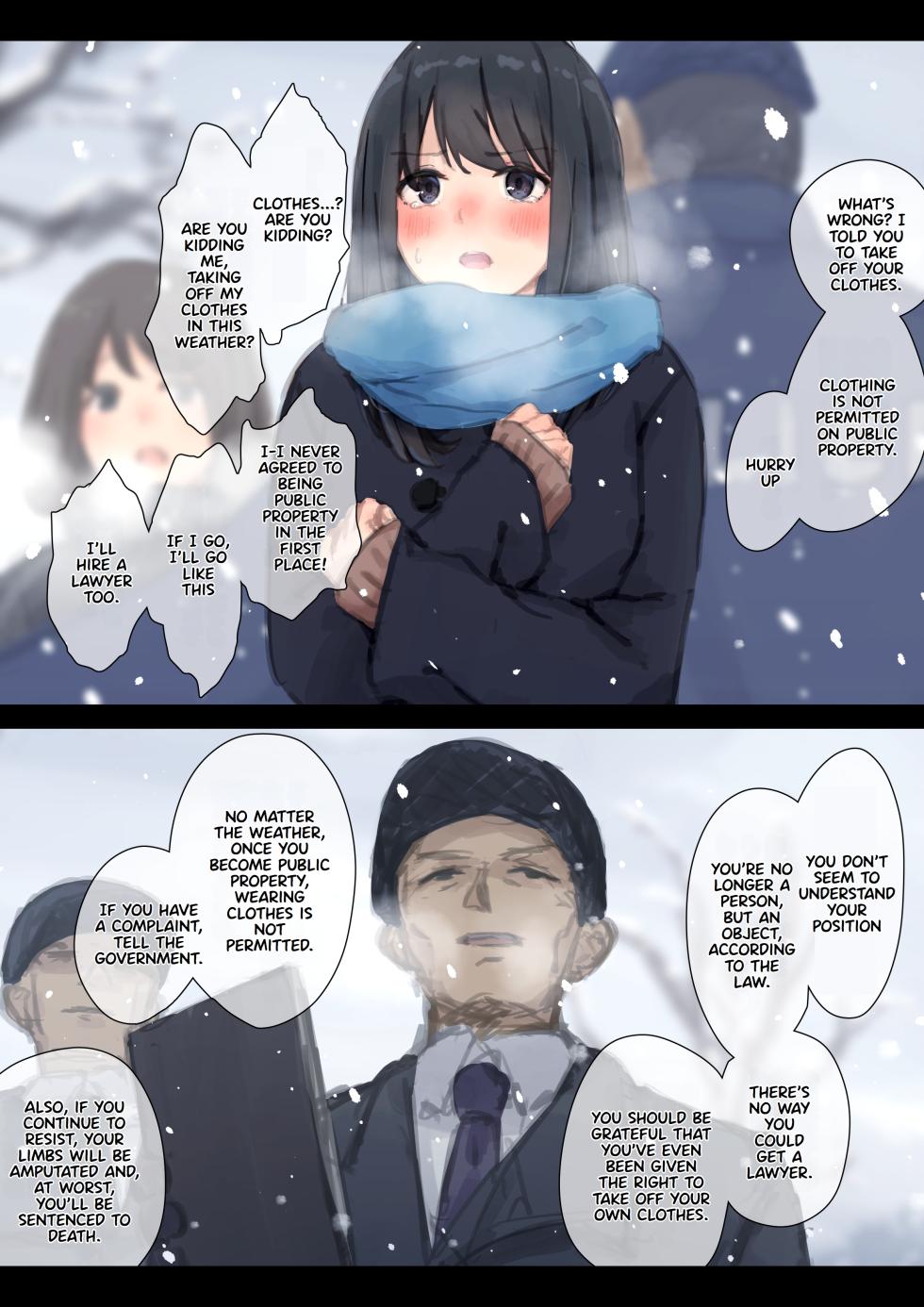 [Yukimaruya (Yukimuramaru)] Public property Sex Slave Girl - Ex - Collection in the Snow [English] - Page 14