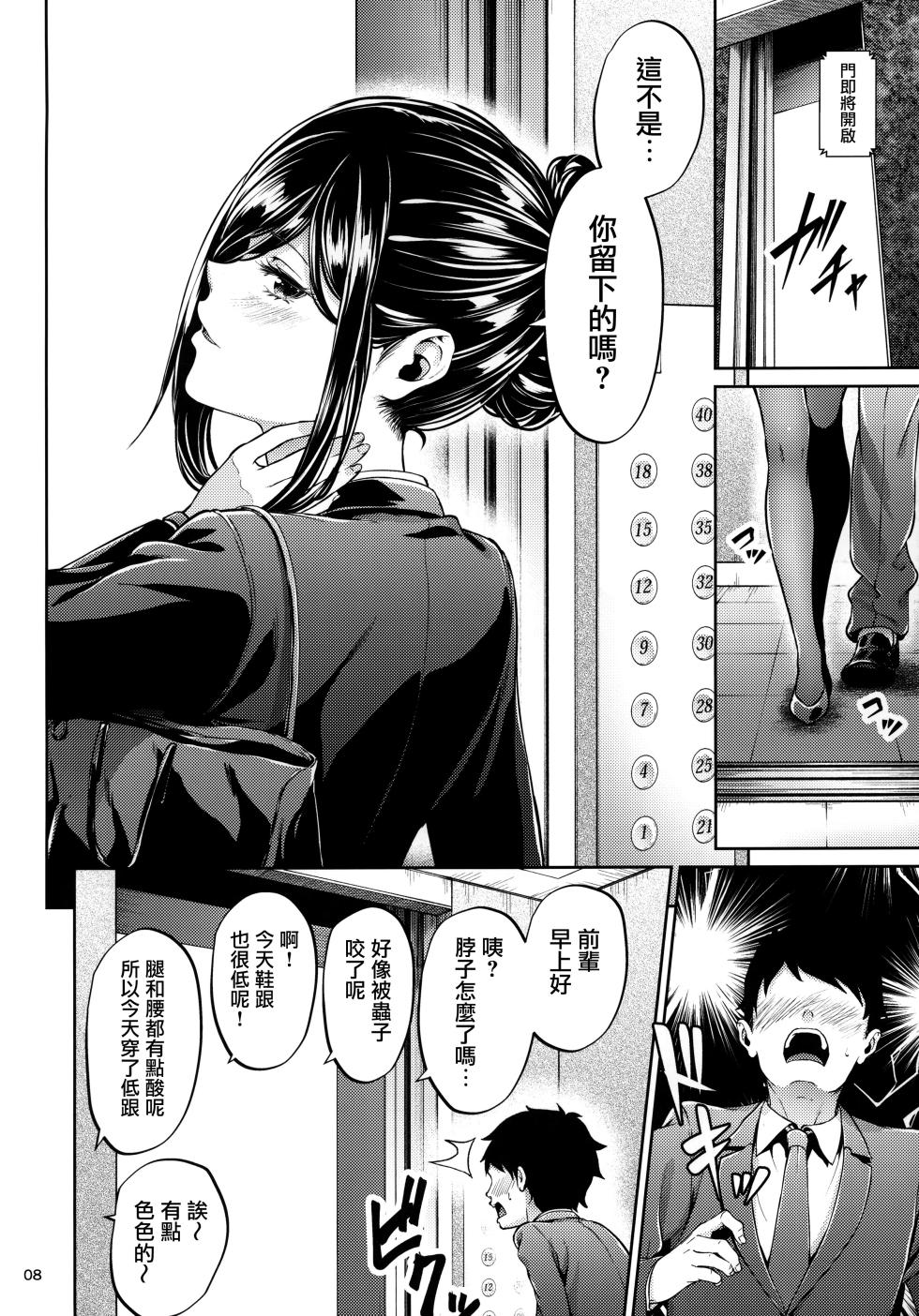 [IV VA SHIN (Mikuni Mizuki)] Shokuba no Senpai [Chinese] [无毒汉化组] [Decensored] - Page 7