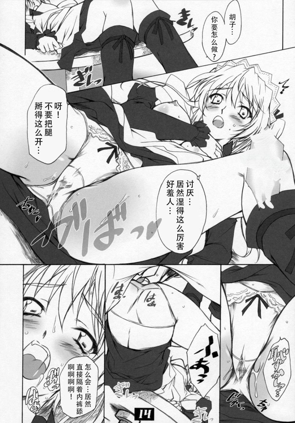 (C72) [Heaven'sGate (Andou Tomoya)] Sawachika Eri ЬXX VARIOUS SCRAMBLES (School Rumble) [Chinese] [甜族星人X茄某人个人汉化] - Page 14