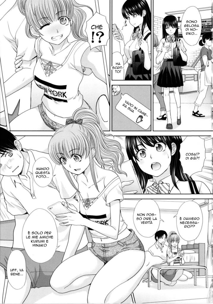 [Itaba Hiroshi] Imouto to Yatte Shimattashi, Imouto no Tomodachi to mo Yatte Shimatta | Ingannare le Amiche di mia Sorella [Italian] [Digital] - Page 6