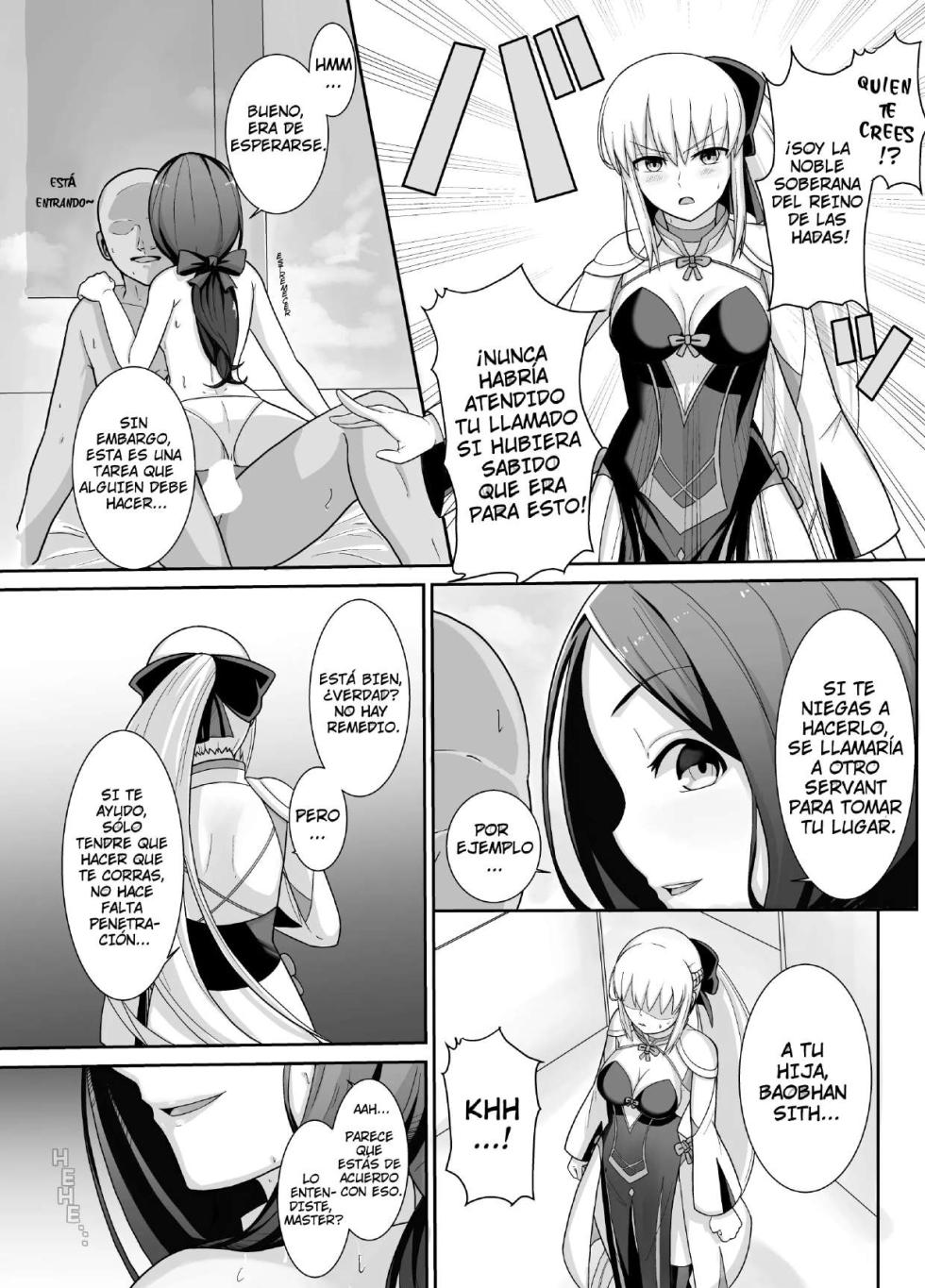 [Natsuzame] Morgan Heika no Tokubetsu Ninmu (Fate/Grand Order) [Spanish] [ManTranslate] [Digital] - Page 5