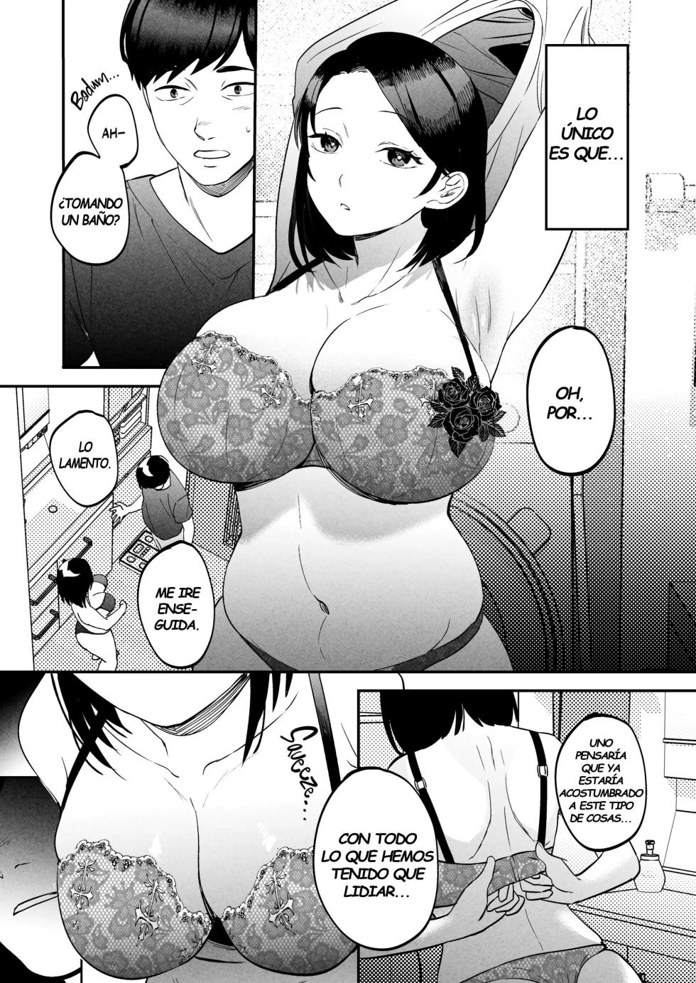 [Manmaya (Same Manma)] Seitaishi ~Watashi no Tsuma o Daitekure~ | Terapeuta Sexual ~Por Favor, Acuéstate con mi Esposa~ [Spanish] [Kejotan] [Digital] - Page 13