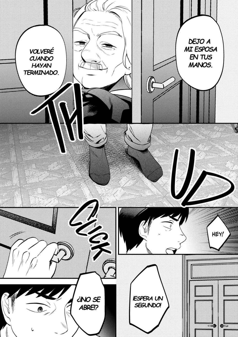 [Manmaya (Same Manma)] Seitaishi ~Watashi no Tsuma o Daitekure~ | Terapeuta Sexual ~Por Favor, Acuéstate con mi Esposa~ [Spanish] [Kejotan] [Digital] - Page 32