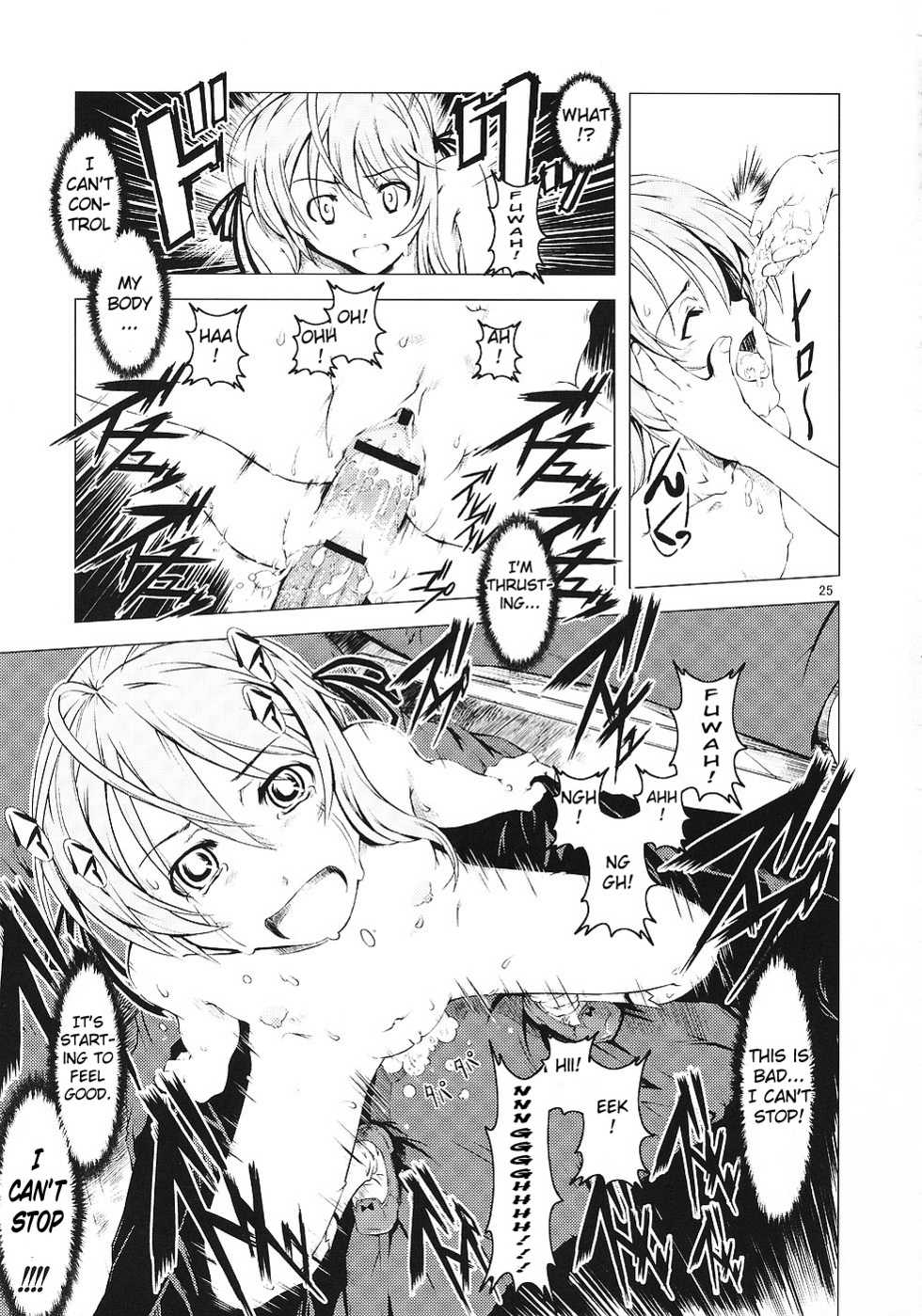 (C70) [Happy Man (Suzuki Kyoutarou)] Unhappy Girl b/1 (Demonbane) [English] [Chocolate] - Page 24