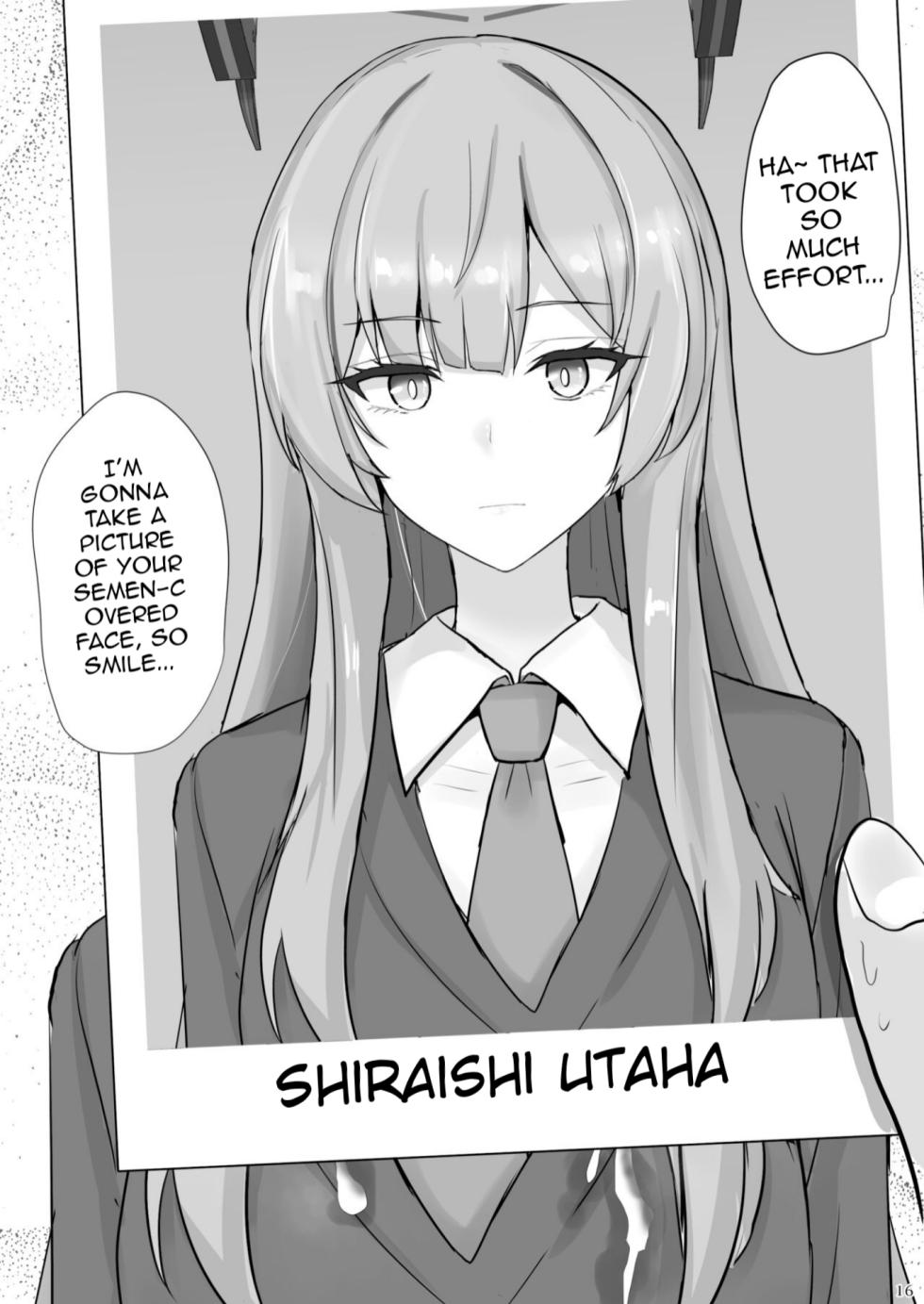 [Hakuginmokusei (Poshi)] Yasashii Shiraishi Utaha ni Amaete Nukitai | I want to be spoiled by the kind-hearted Shiraishi Utaha (Blue Archive) [English] [Kuwana] [Digital] - Page 15