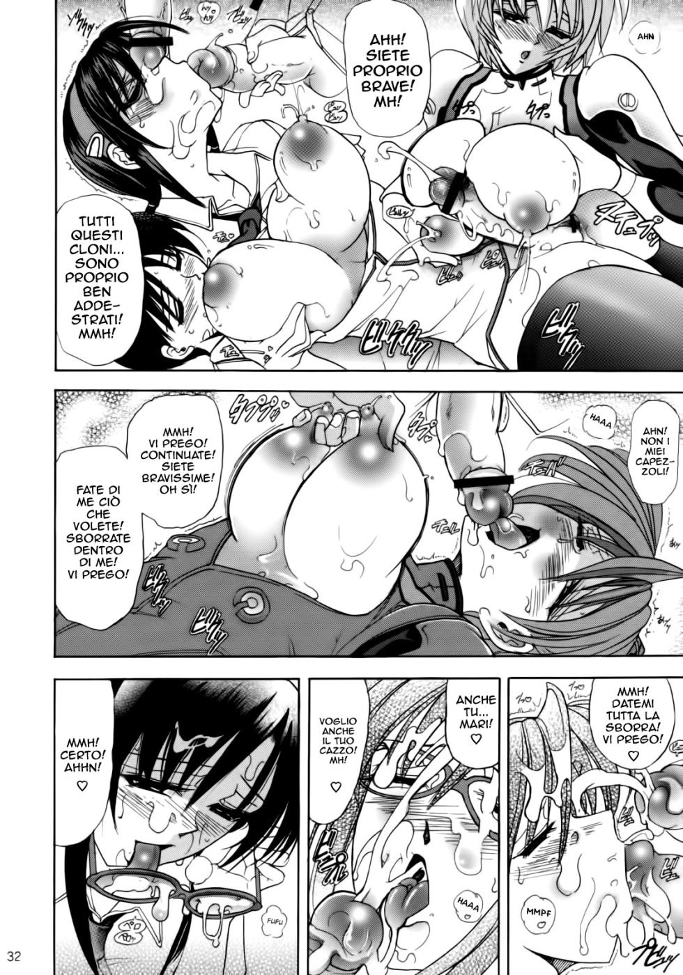 (C76) [Kawaraya Honpo (Kawaraya A-ta)] Hana - Maki no Juuhachi - Tamashii wa Hana | I Cloni (Neon Genesis Evangelion) [Italian] - Page 32