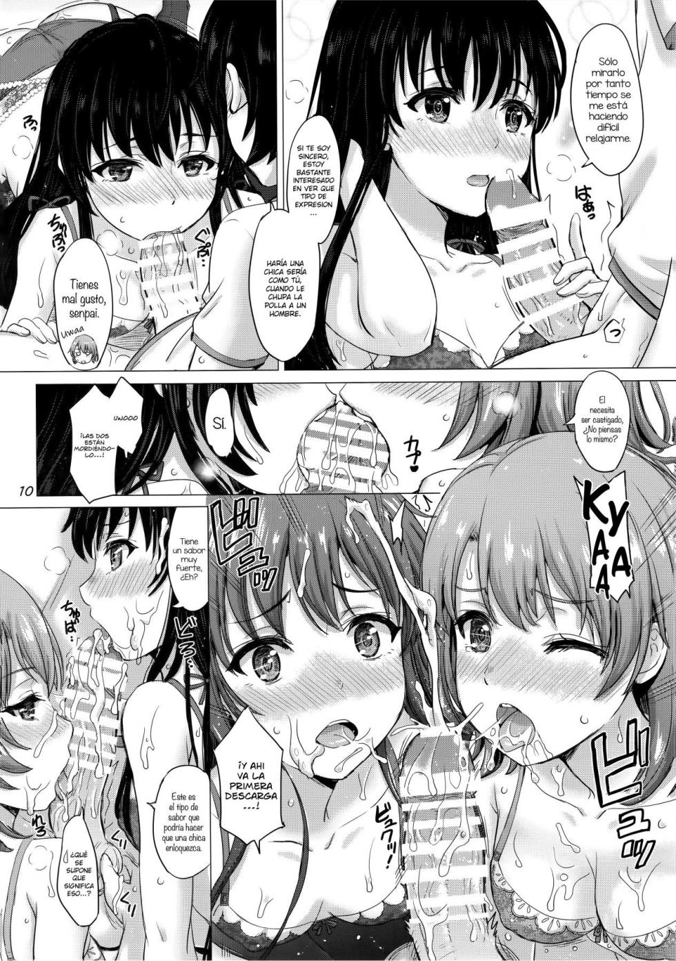 (C104) [studio A (Inanaki Shiki)] Iyarashiku Midaresaku Houshi-bu -  A service club that flourishes obscenely (Yahari ore no Seishun Love Come wa) [Spanish] - Page 40