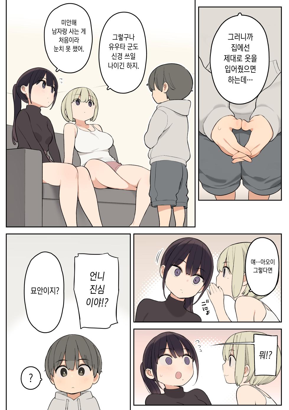 [Higuma-ya (Nora Higuma)] Giri no ane to Sugoku Nakayoshi ni Natta Hanashi | 의붓누나랑 엄청 친해진 이야기   [Korean] - Page 6