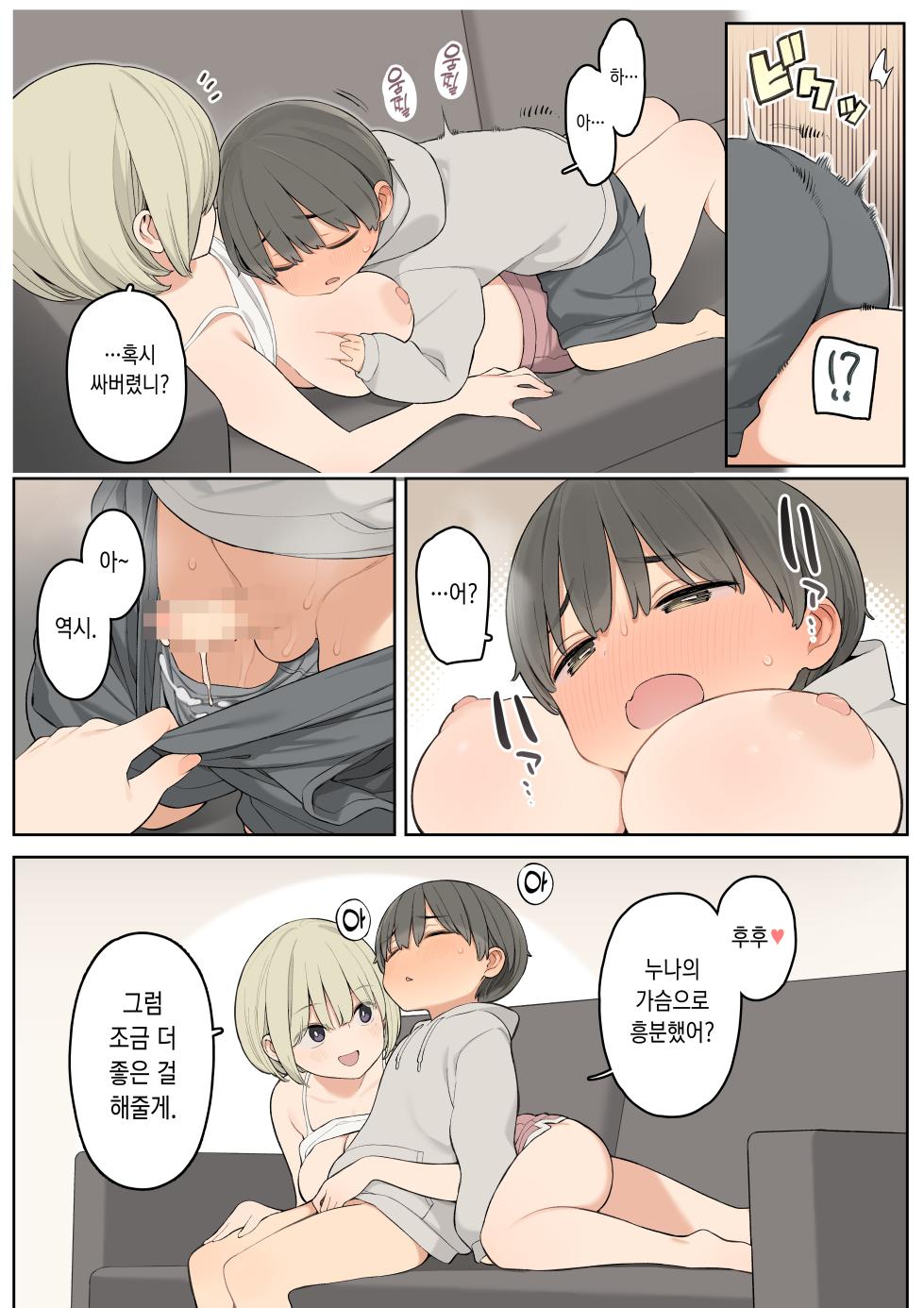 [Higuma-ya (Nora Higuma)] Giri no ane to Sugoku Nakayoshi ni Natta Hanashi | 의붓누나랑 엄청 친해진 이야기   [Korean] - Page 11