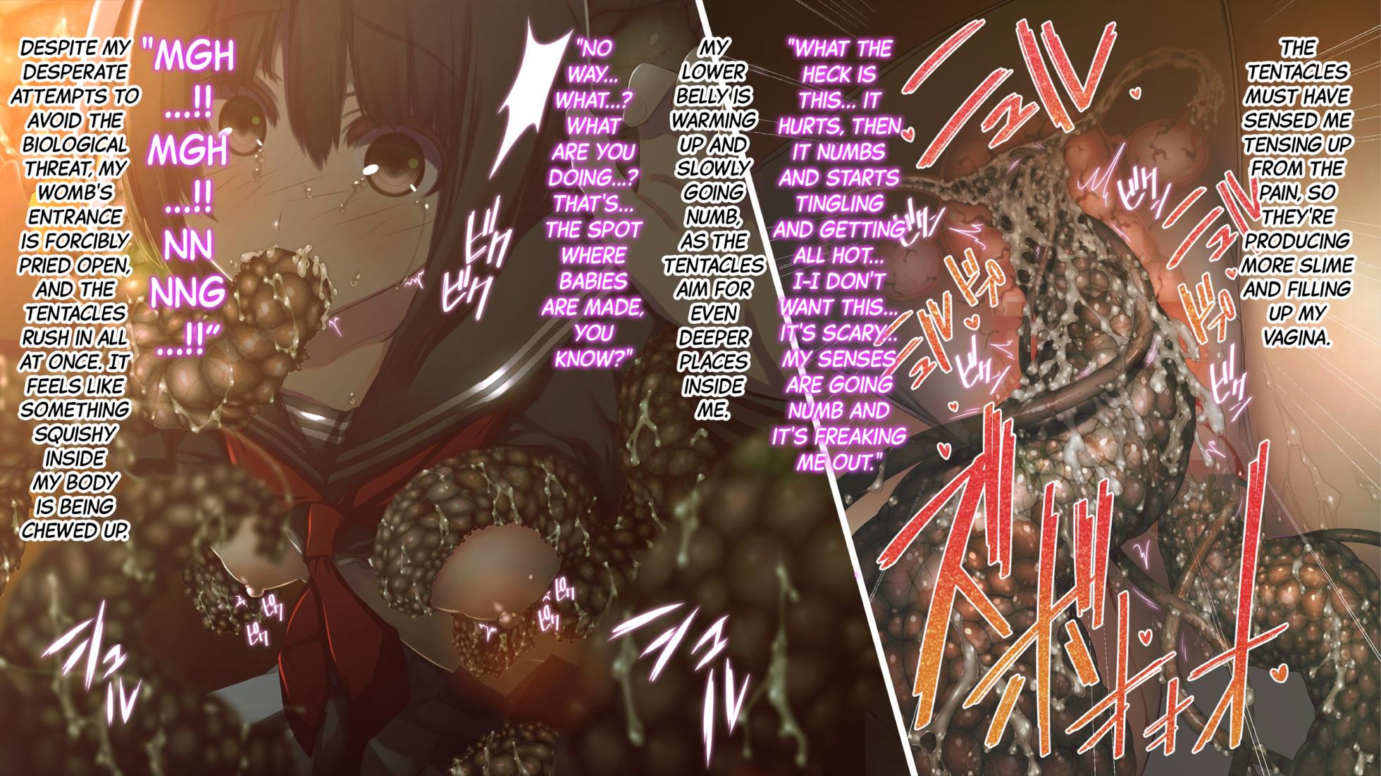 [MillionServant] Shokushu Chuudoku ~Hentai Shokushu ni Kairaku Sennou Sarete Kyouki ni Ochiteyuku Shoujo~ | Parasite Addiction ~A Girl Being Brainwashed by Perverted Tentacles, Descending into Darkness~ [English] [Black Grimoires] - Page 22
