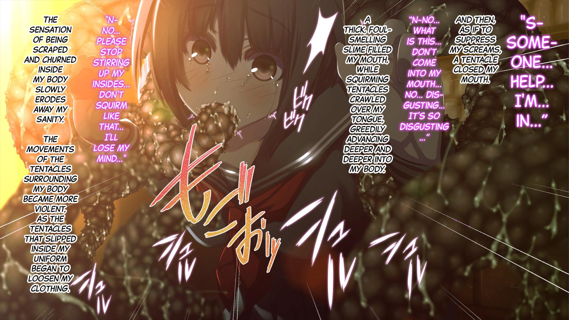 [MillionServant] Shokushu Chuudoku ~Hentai Shokushu ni Kairaku Sennou Sarete Kyouki ni Ochiteyuku Shoujo~ | Parasite Addiction ~A Girl Being Brainwashed by Perverted Tentacles, Descending into Darkness~ [English] [Black Grimoires] - Page 18