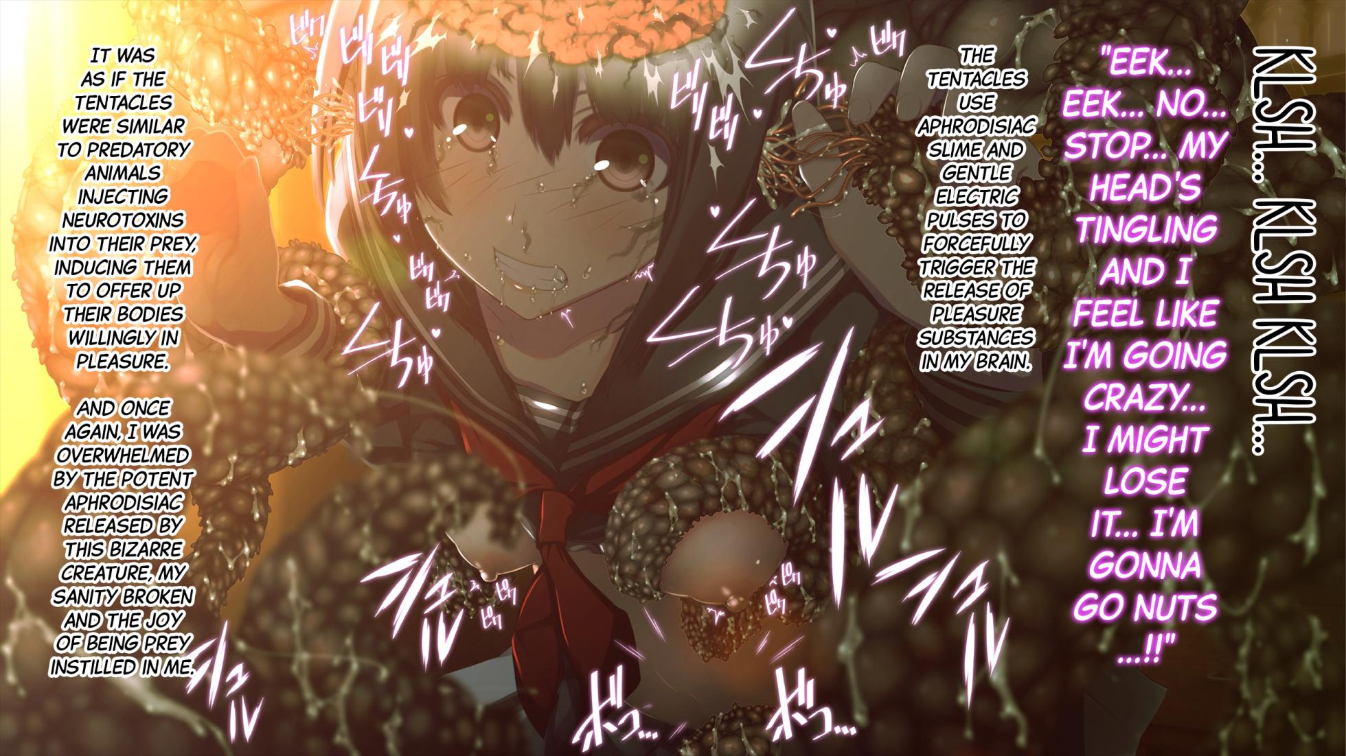 [MillionServant] Shokushu Chuudoku ~Hentai Shokushu ni Kairaku Sennou Sarete Kyouki ni Ochiteyuku Shoujo~ | Parasite Addiction ~A Girl Being Brainwashed by Perverted Tentacles, Descending into Darkness~ [English] [Black Grimoires] - Page 27