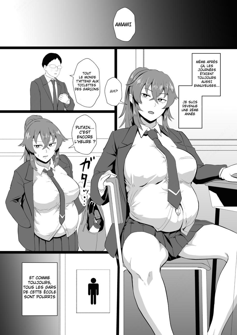 [Hotel Shikinseki (Protohotel)] "Ore, Nanka Okashii ka?" Amami Ryuuki wa Seito Shidouchuu! [French] [Hensu] [Digital] - Page 34